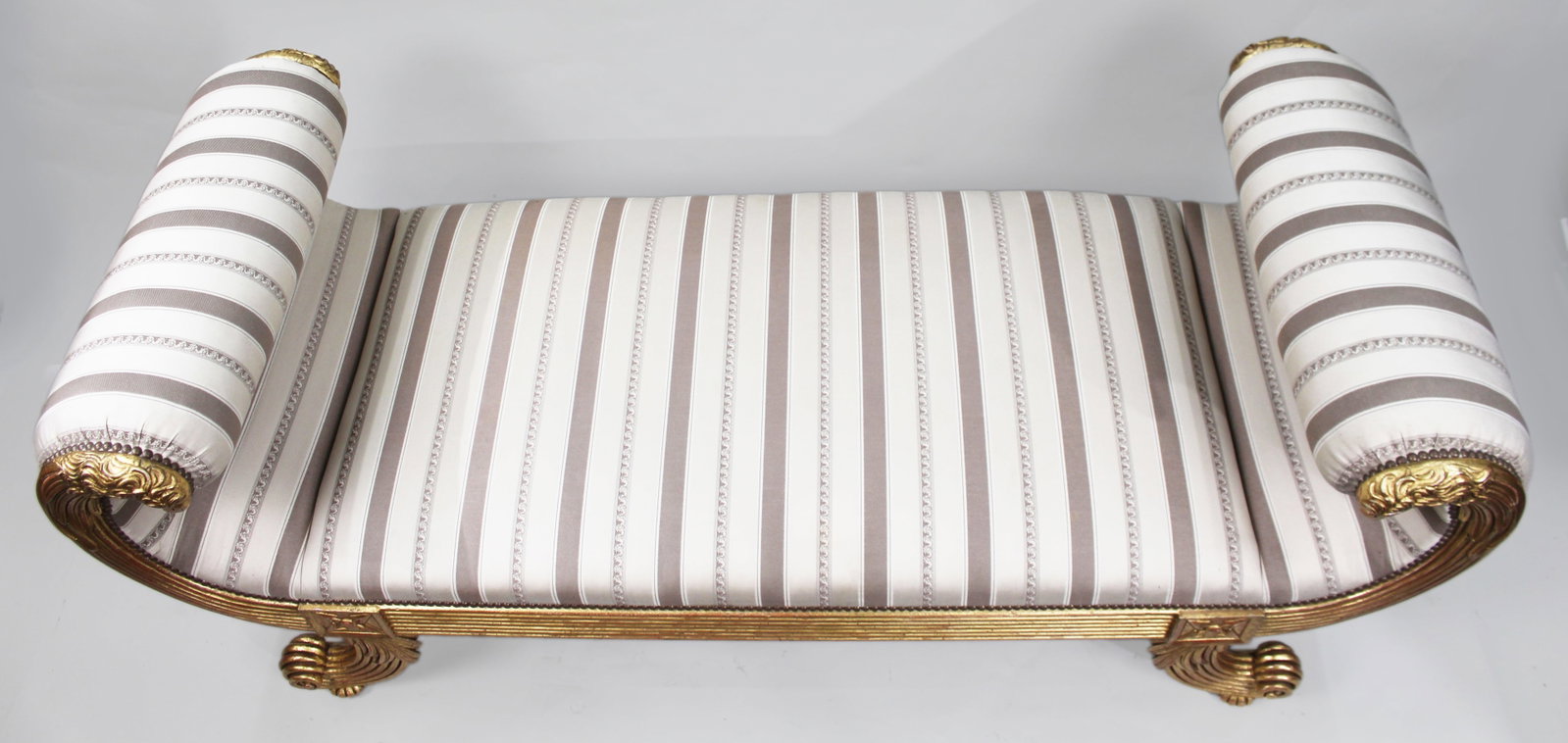 Fine Empire Style Giltwood Window Seat Banquette by Charles-Emile Moinat - 4