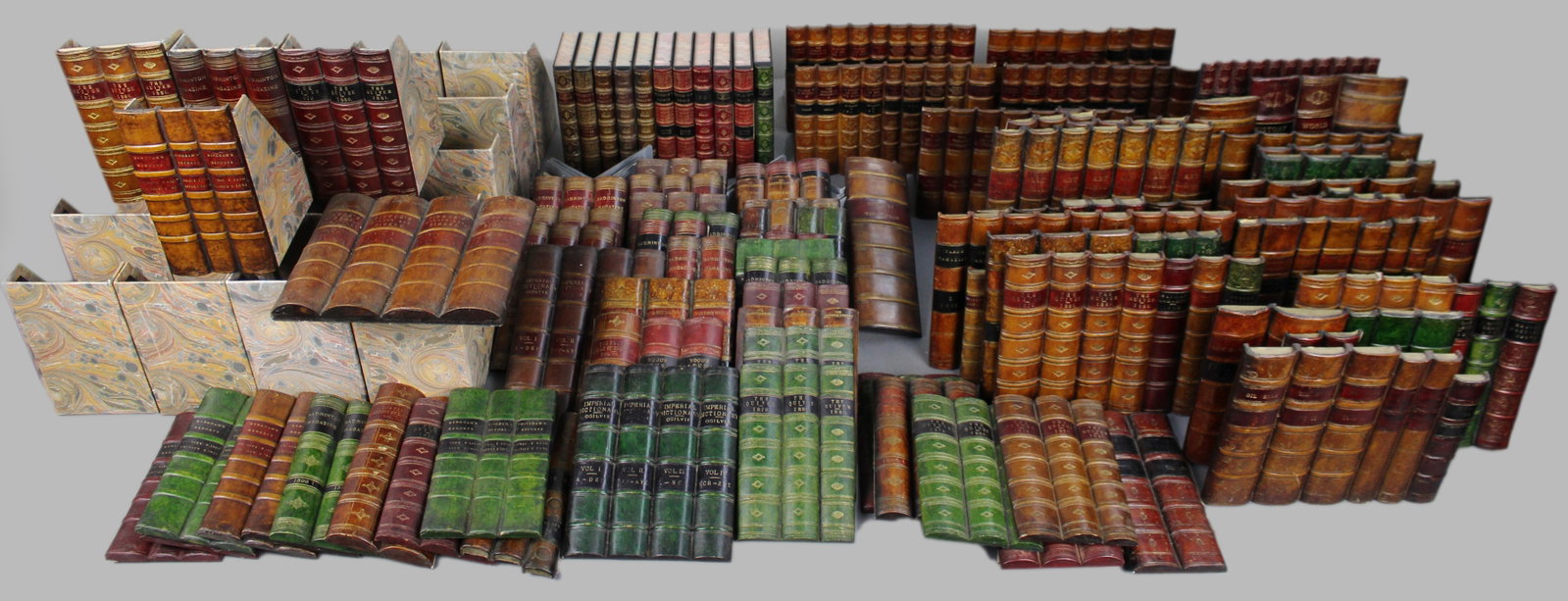 Substantial Collection of Decorative Faux Leather Fake Books (1 of 20)