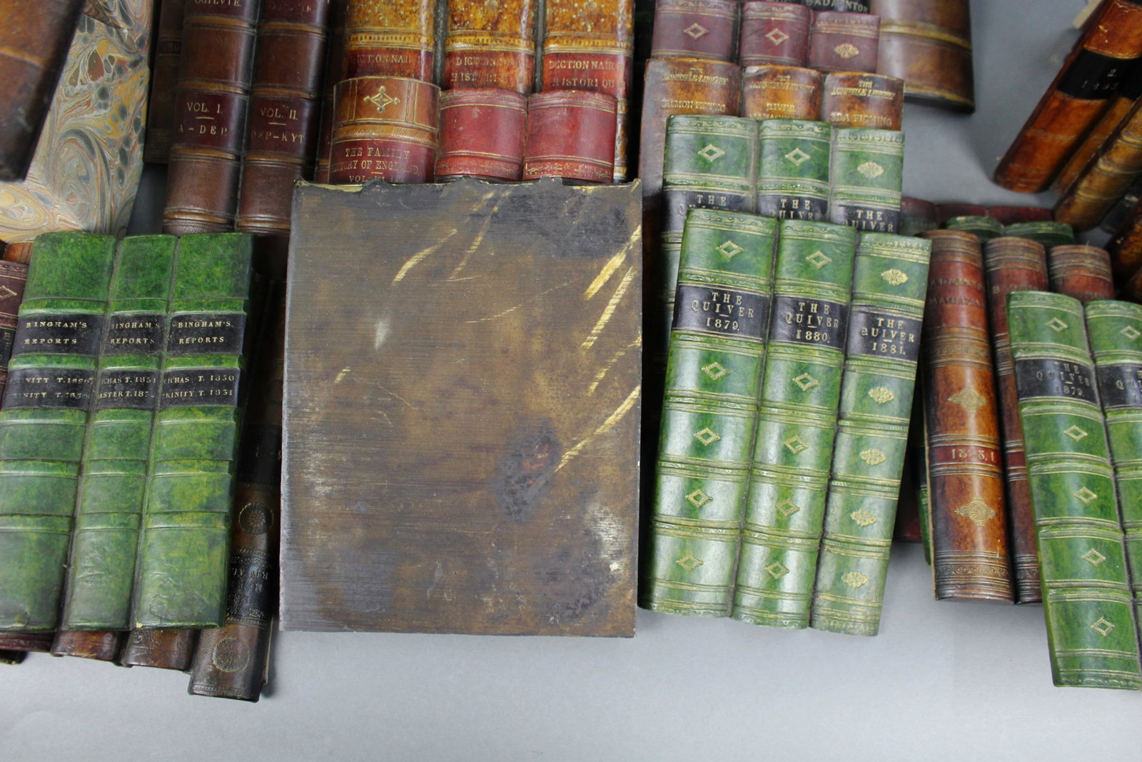 Substantial Collection of Decorative Faux Leather Fake Books - 6