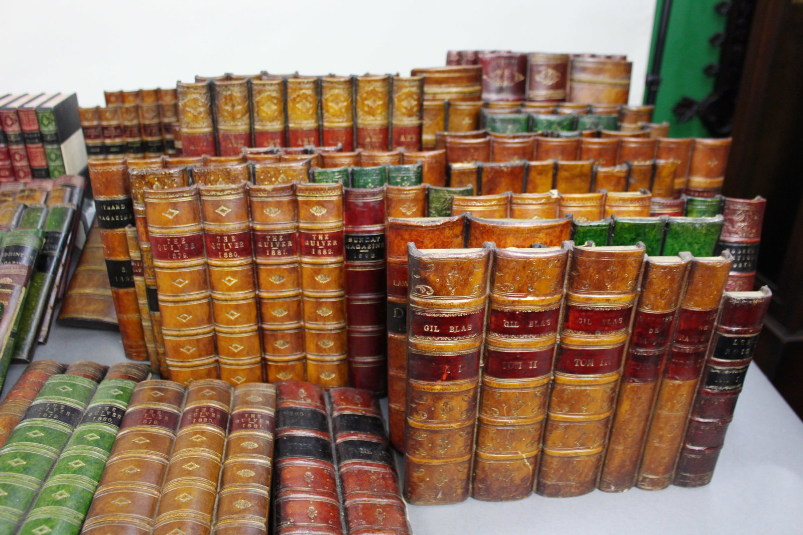 Substantial Collection of Decorative Faux Leather Fake Books - 8