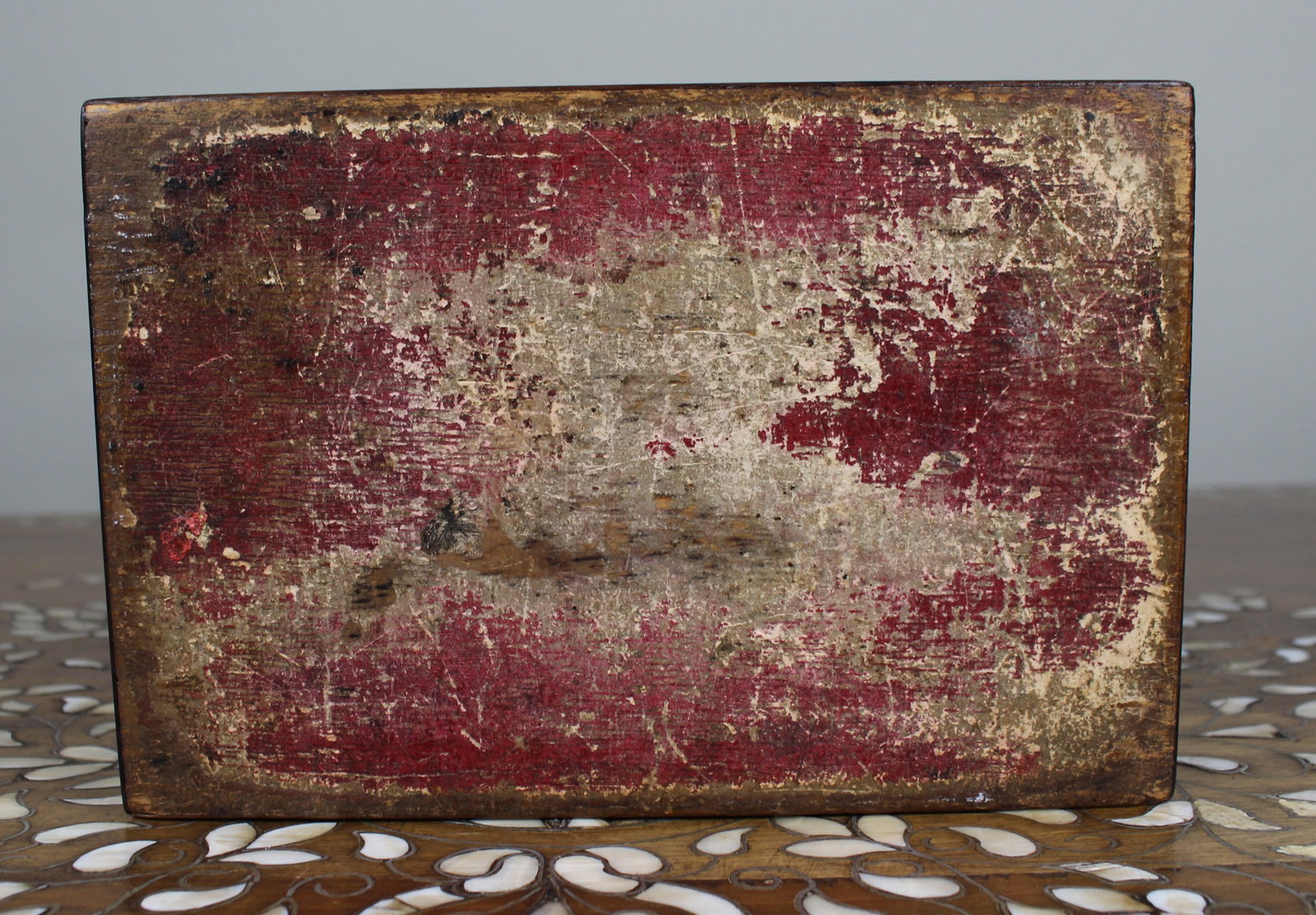 Victorian Mahogany and Brass Inlaid Keepsake Box - 5