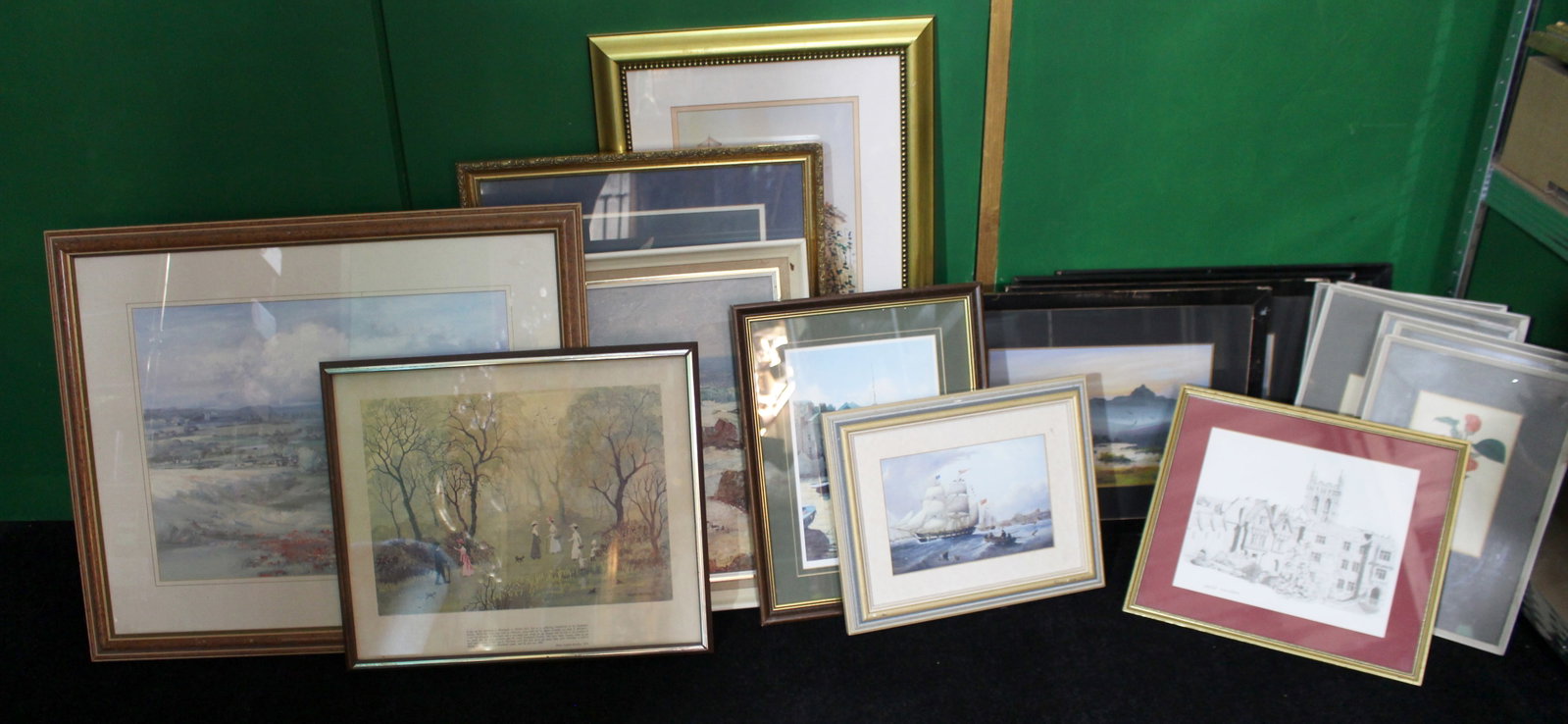 Collection of 18 Paintings, Prints, Frames: Title: Collection of 18 Paintings, Prints, Frames Description: Collection of 18 Paintings, Prints, Frames. All pictured. Collection only from WR1 1JA. Condition: