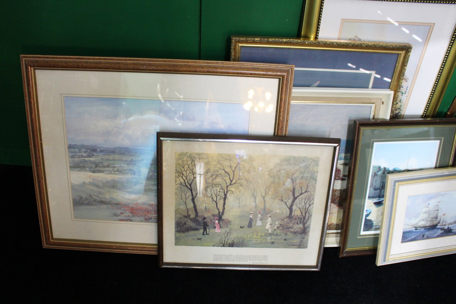 Collection of 18 Paintings, Prints, Frames - 2