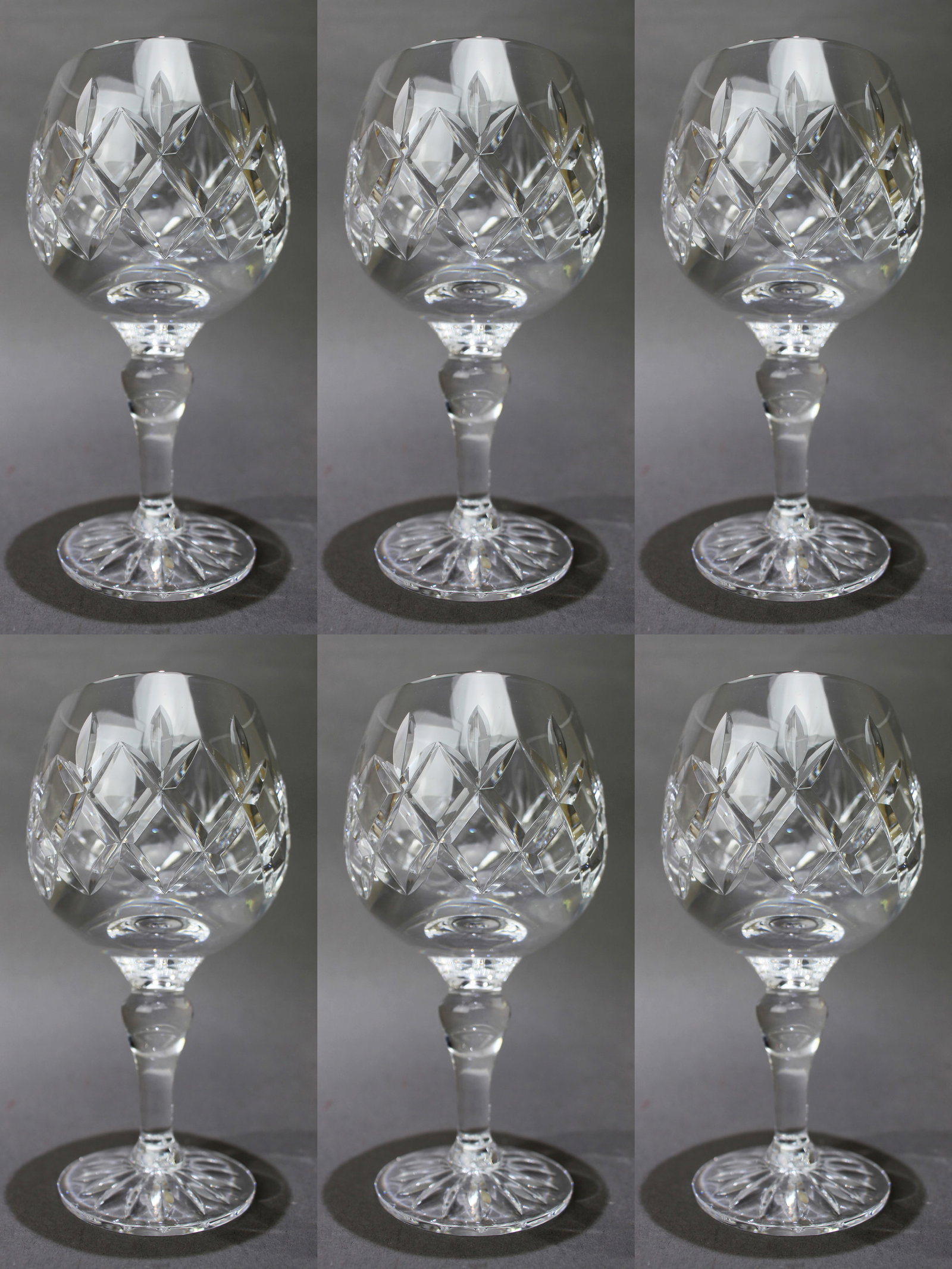 Set of 6 Tudor Crystal ""Frobisher"" Wine Glasses (1 of 2)