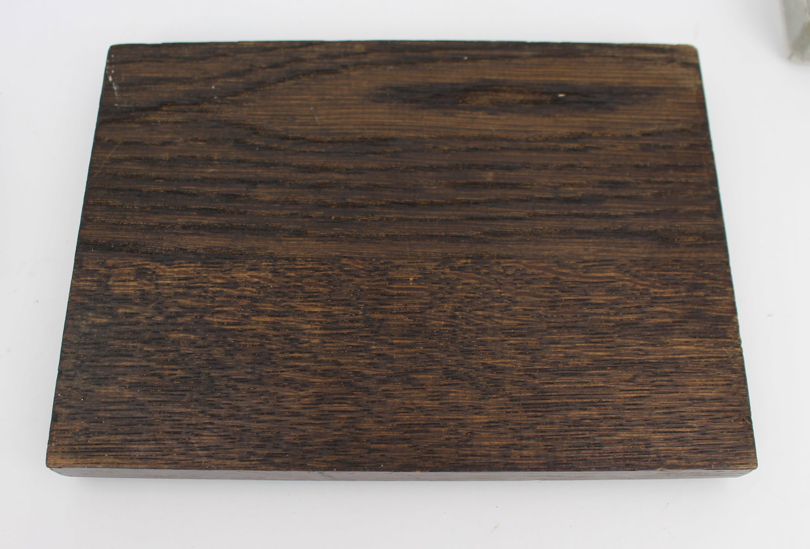 Early 20th Century Double Inkwell on Wooden Stand - 5