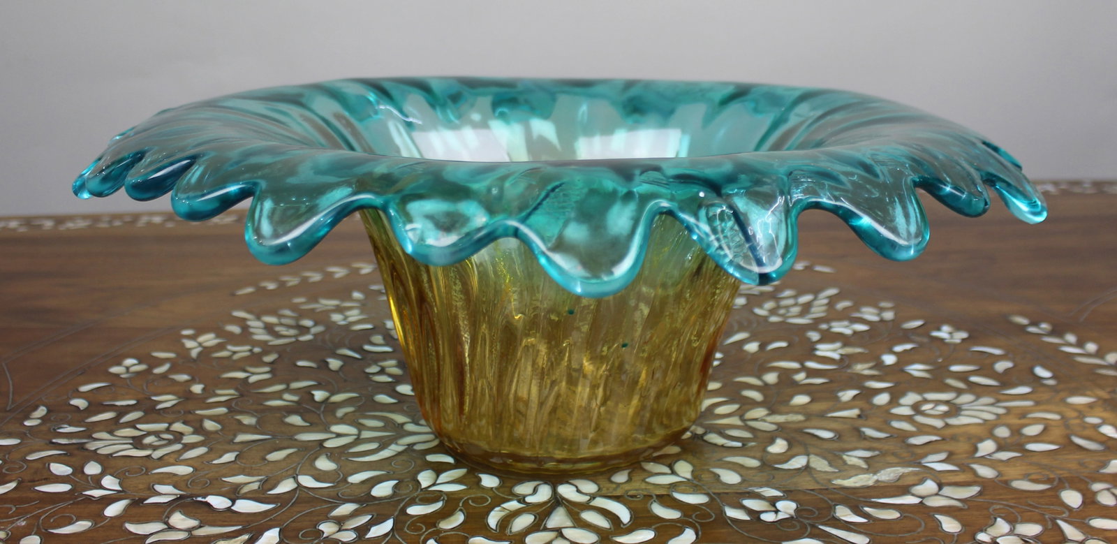 Large Murano Art Glass Centrepiece Bowl (1 of 10)