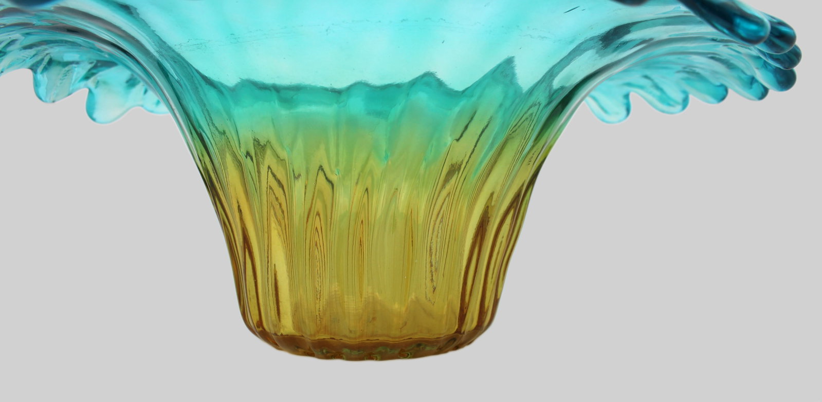 Large Murano Art Glass Centrepiece Bowl - 9