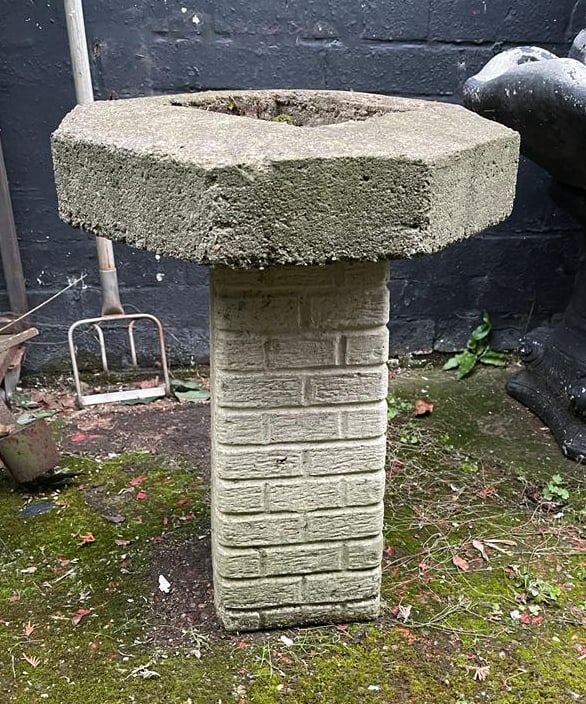Stone Effect Bird Bath - 3