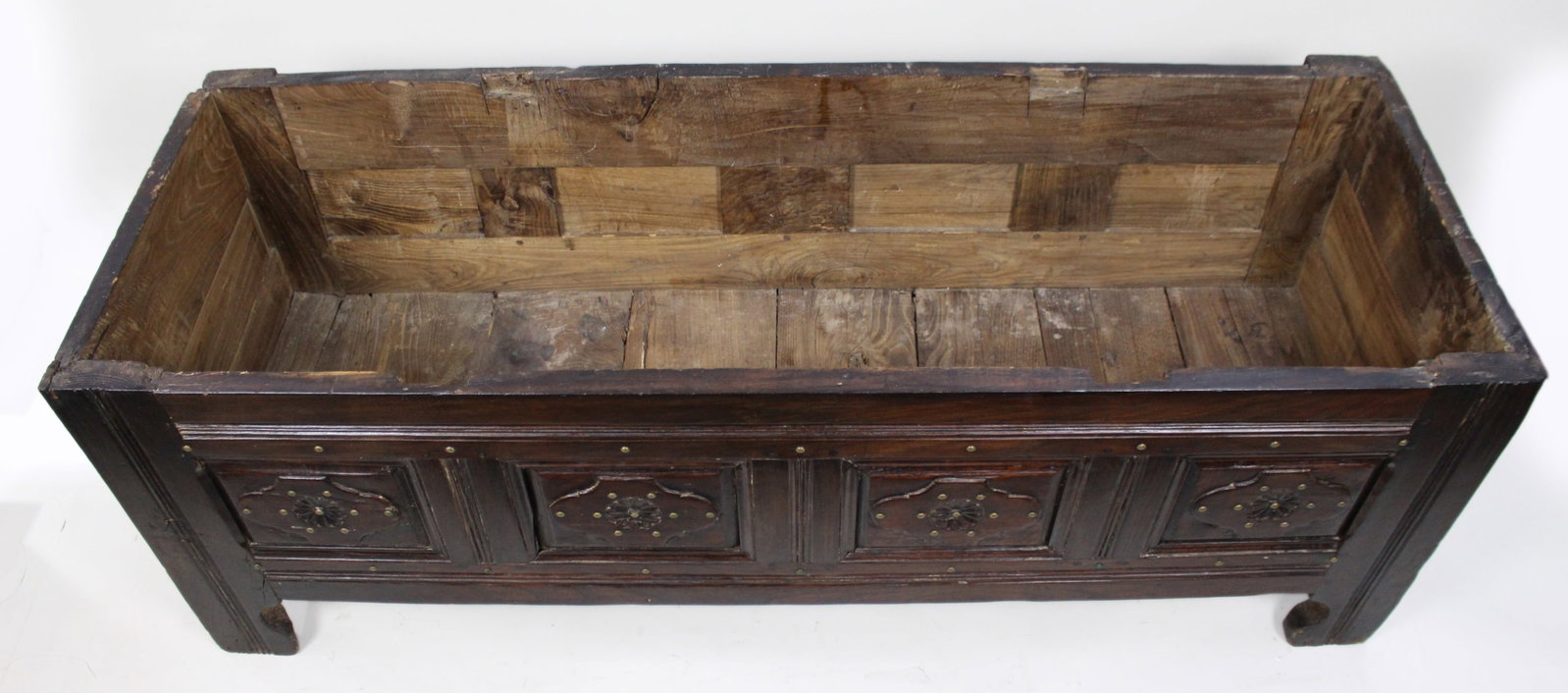 Antique 18th Century French Oak Coffer - 13