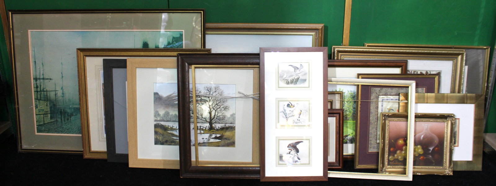 Collection of 16 Framed Prints, Pictures & Frames: Title: Collection of 16 Framed Prints, Pictures & Frames Description: Collection of 16 Framed Prints, Pictures & Frames. All pictured. Collection only from WR1 1JA.