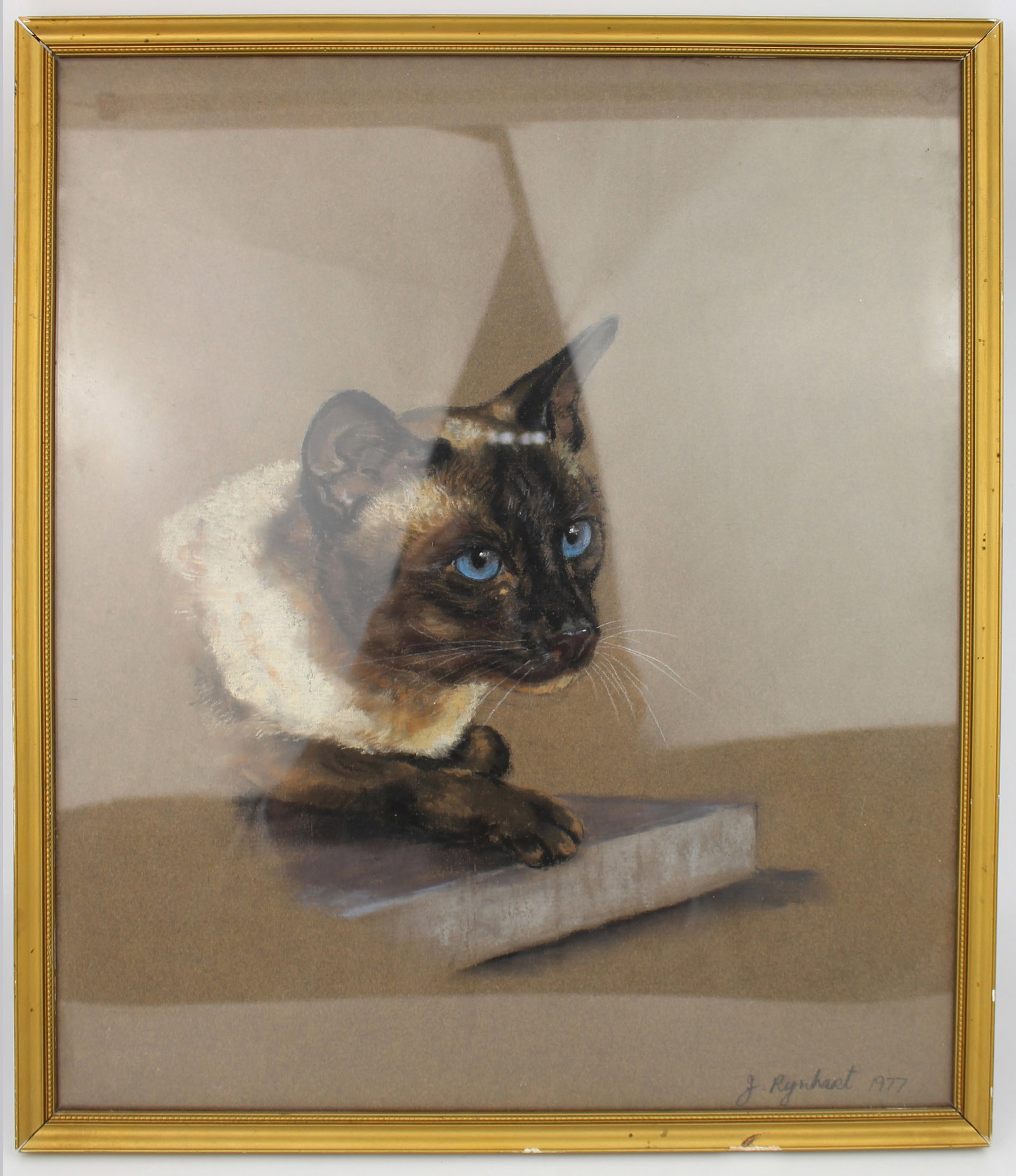 Pair of Original Pastel Animal Portraits by Jeanne Rynhart (1946-2020) - 2