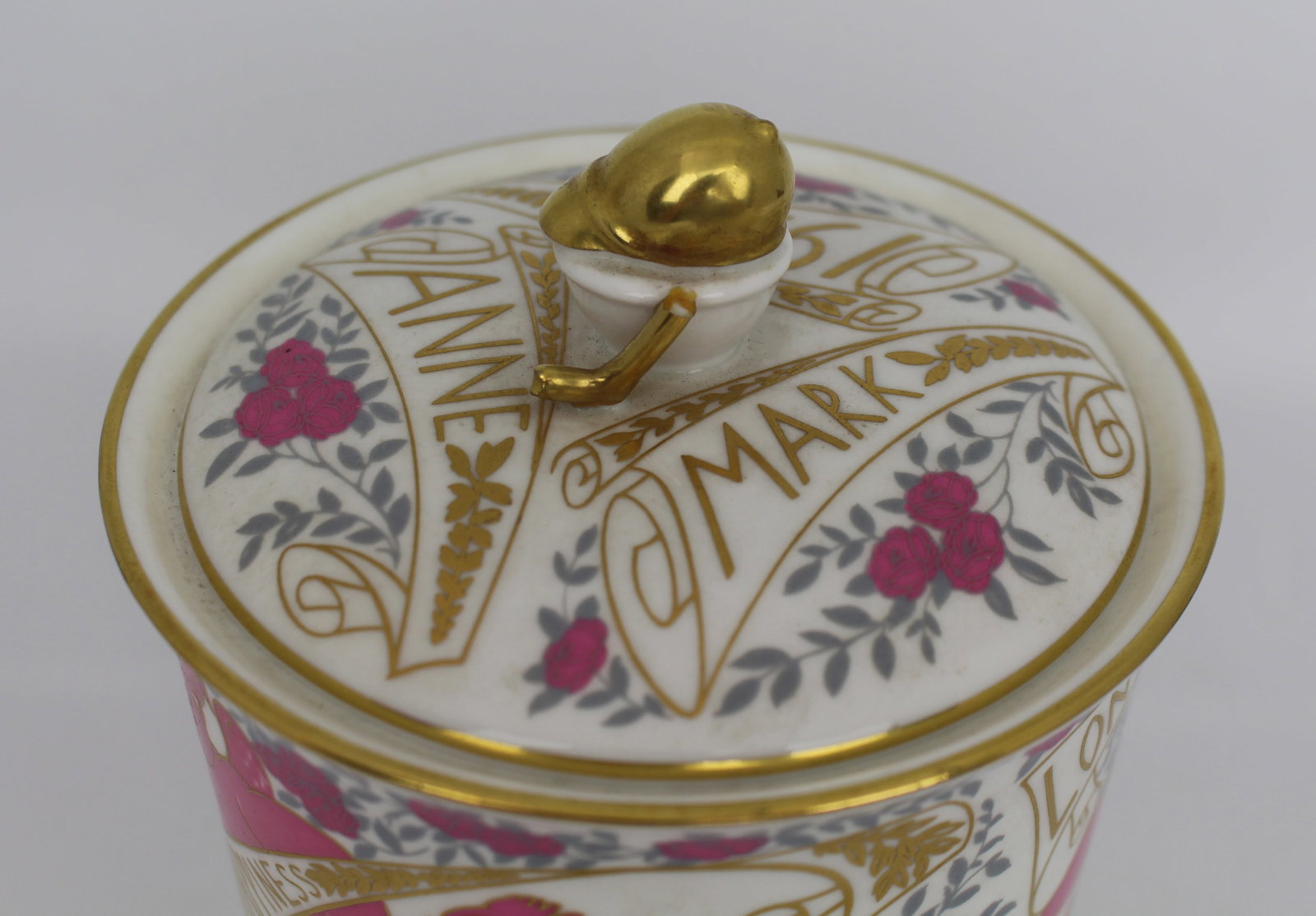 Coalport Commemorative Princess Anne Marriage Vase & Cover - 2