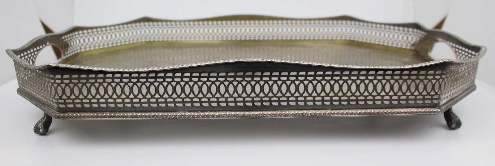 Large Vintage Silver Plated Tray - 3
