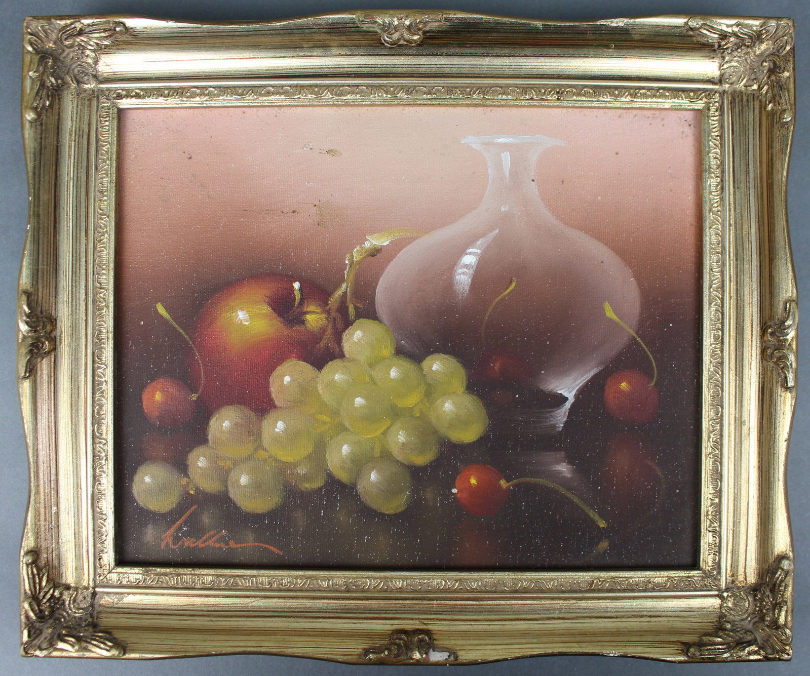 Vintage Still Life Painting in Gilt Frame: Title: Vintage Still Life Painting in Gilt Frame Description: Vintage Still Life Painting in Gilt Frame Condition: Used Delivery option: Collection & Delivery Location: WR1 Category: Collectables