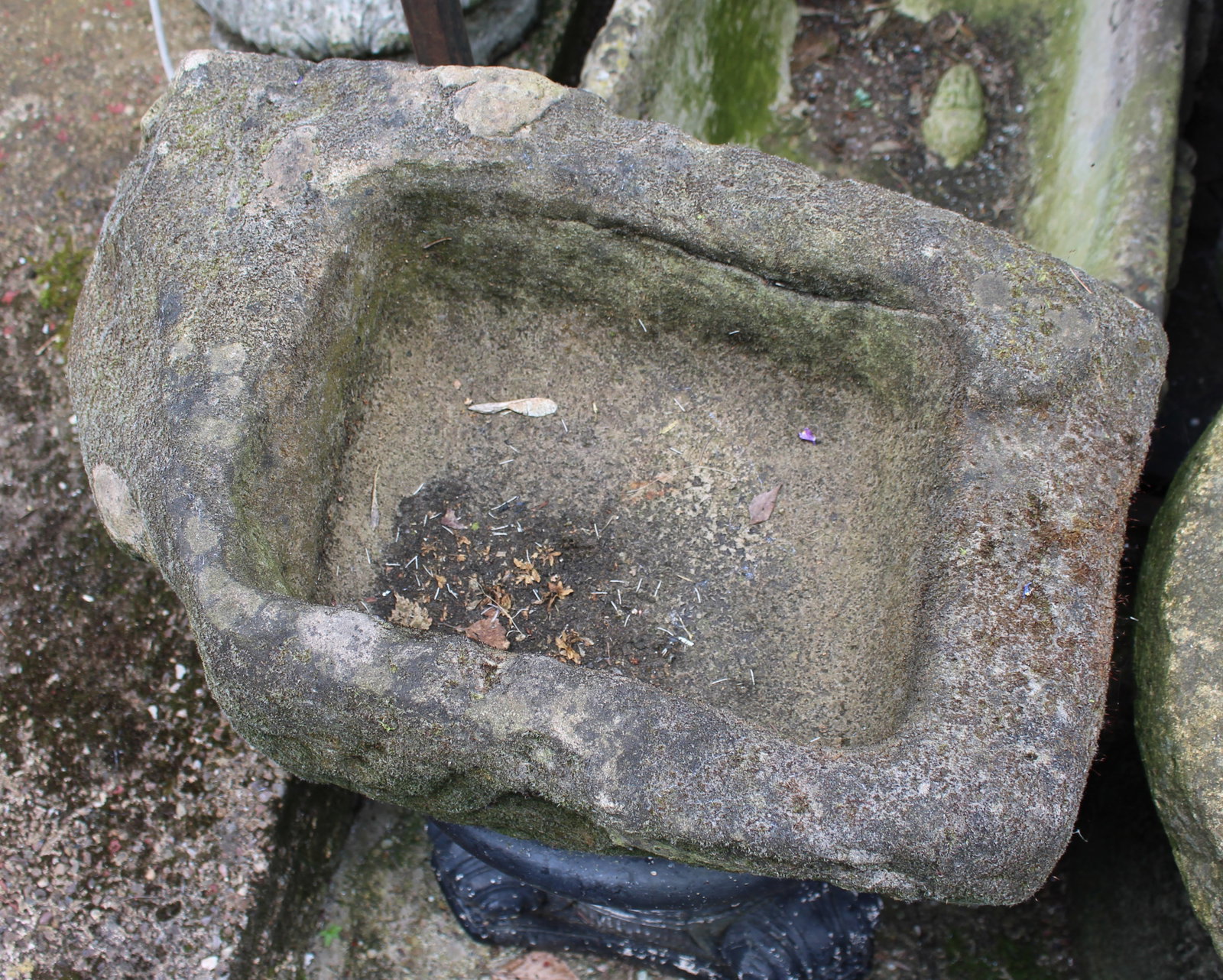 Antique Yorkstone Planter - 3