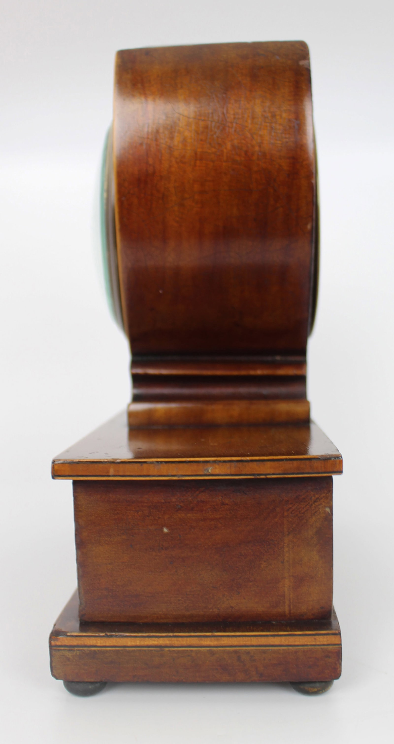 Elegant Inlaid Mahogany Mantel Clock by Wray, Son & Perry c.1900 - 11