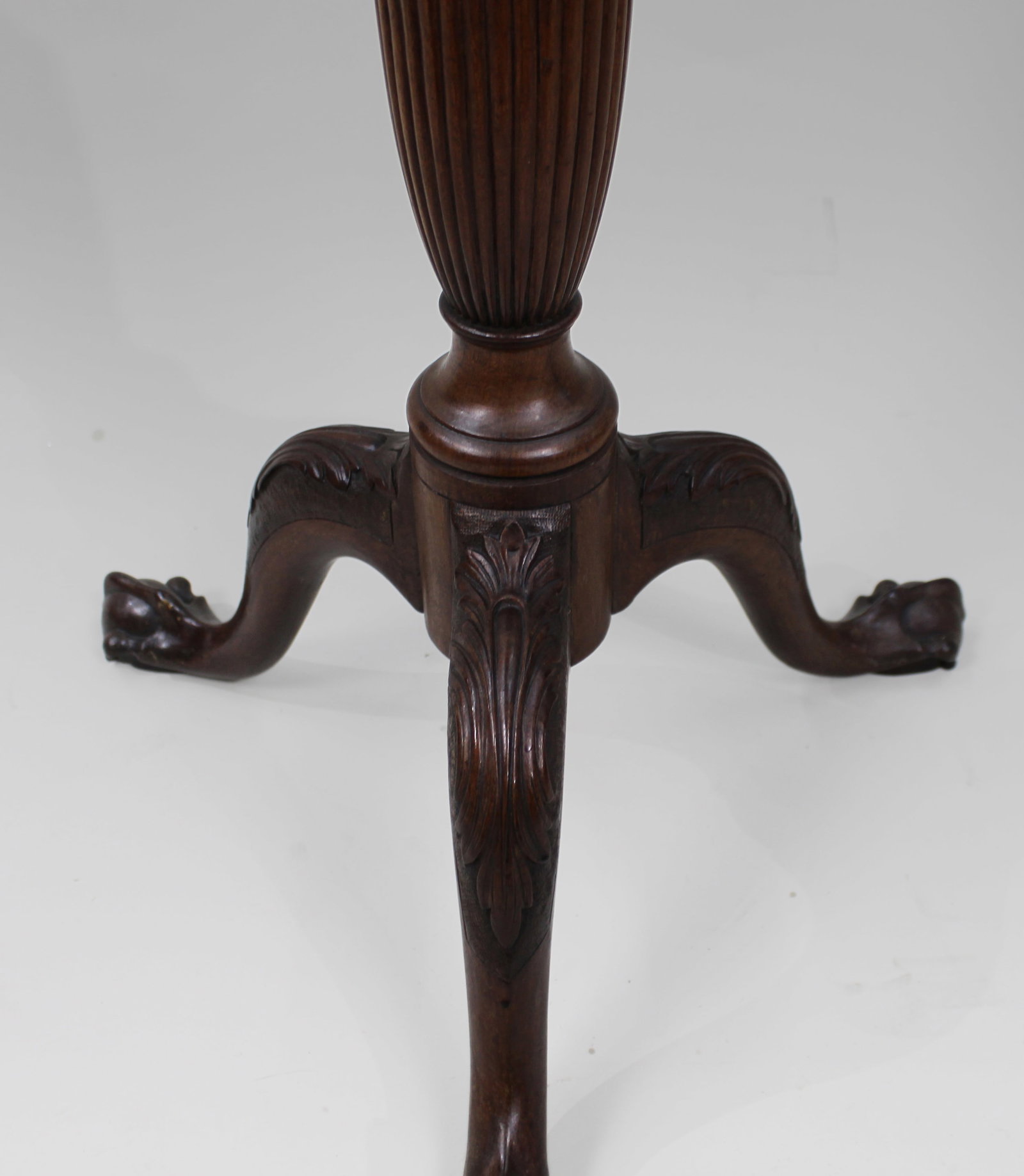 Antique Georgian Revival Mahogany Torchère Pedestal Stand, - 8