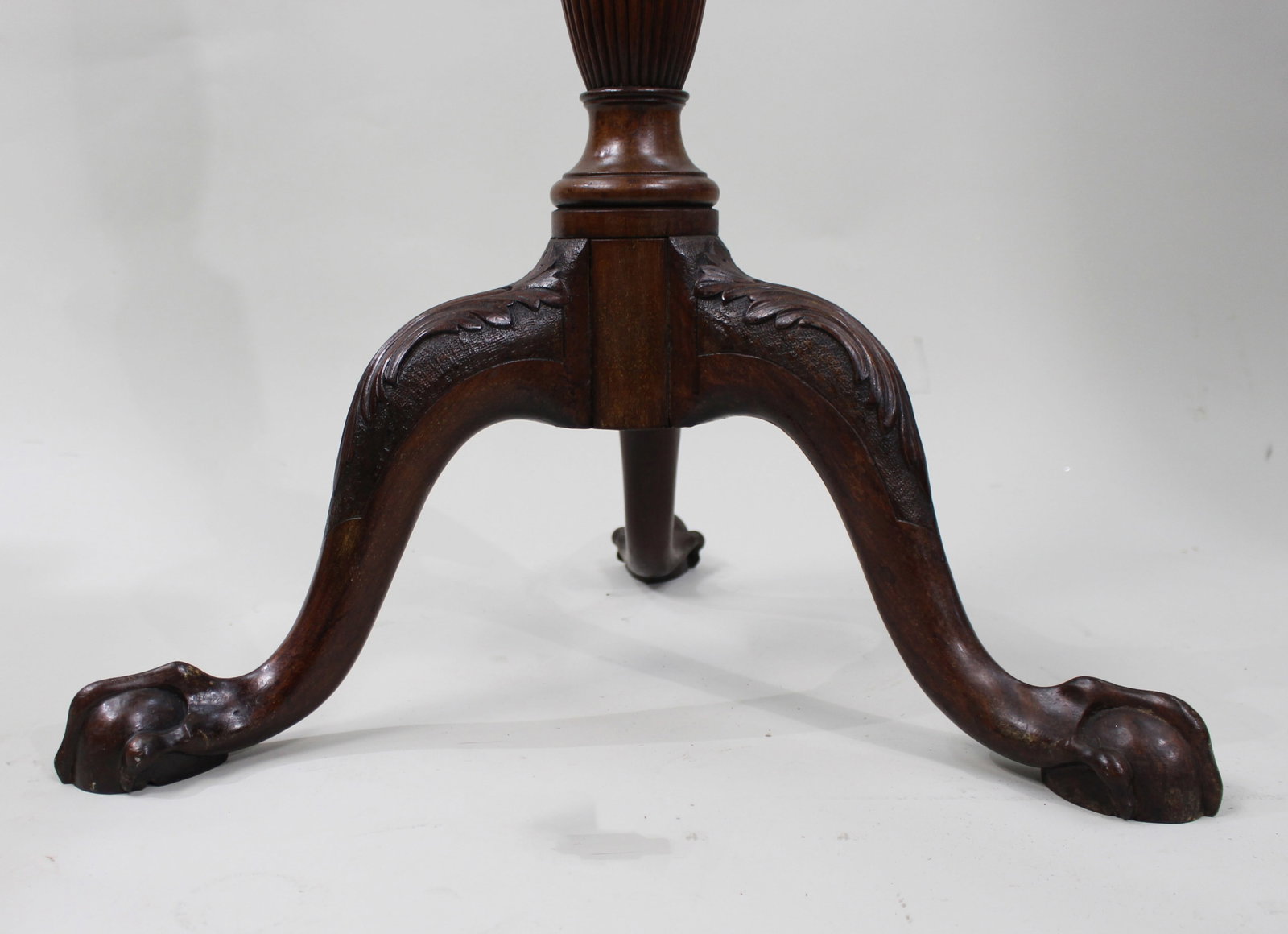 Antique Georgian Revival Mahogany Torchère Pedestal Stand, - 9