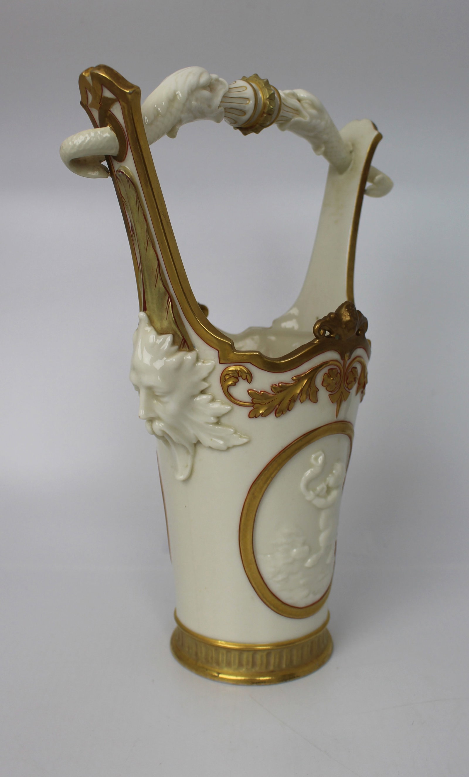 Royal Worcester Exhibition Vase – Retailed by A.B. Daniell & Son, 1884 - 12