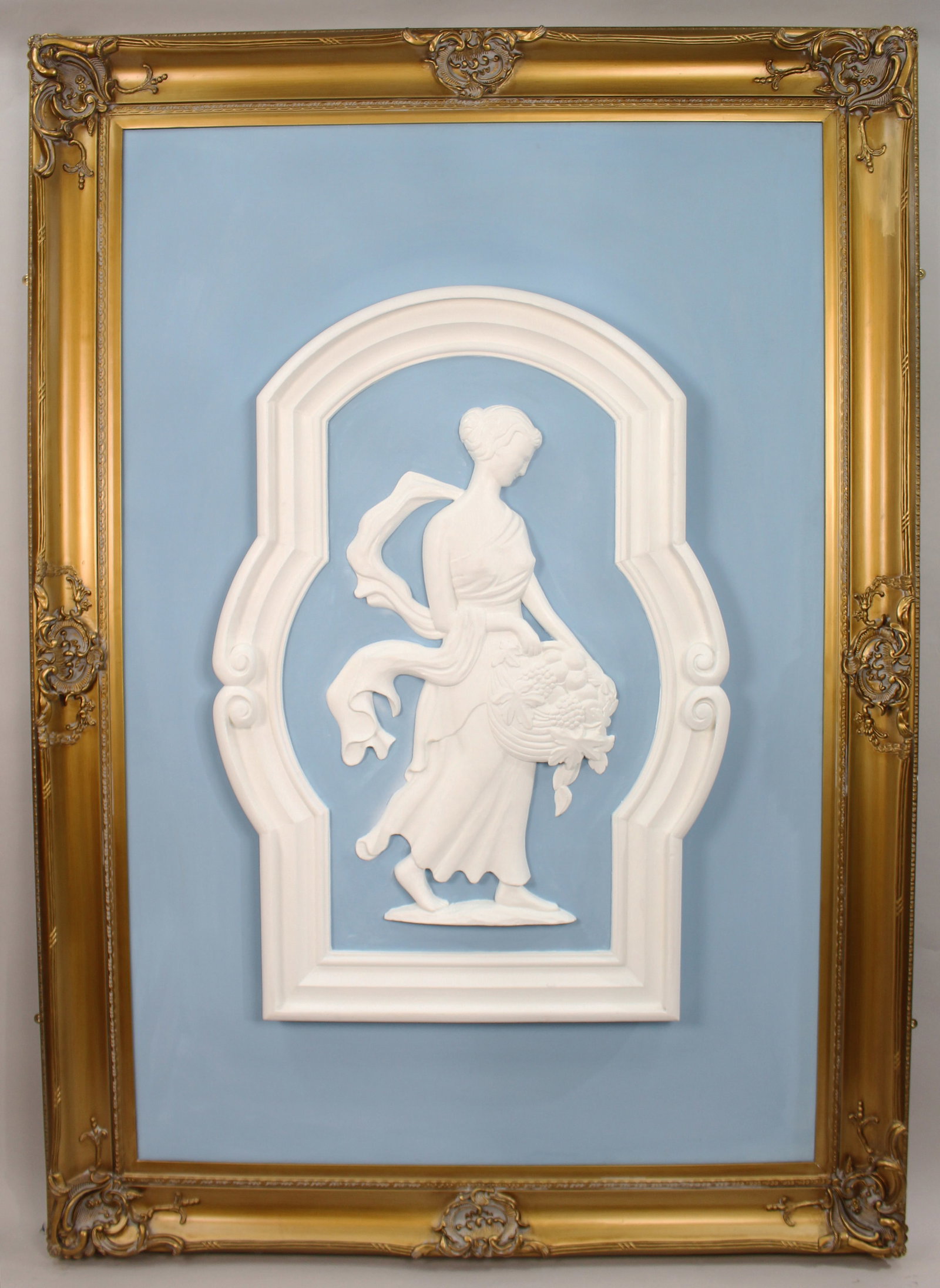 Set of 4 Plaster Panels - 10