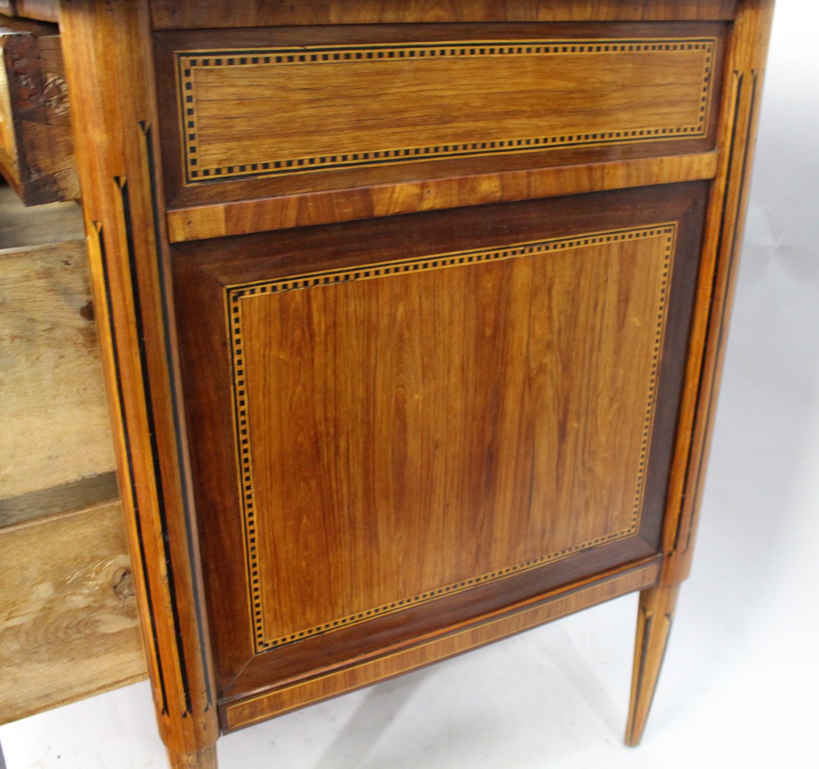 Louis XVI Marble-Topped Commode, French Oak & Satinwood, c. 1770 - 11