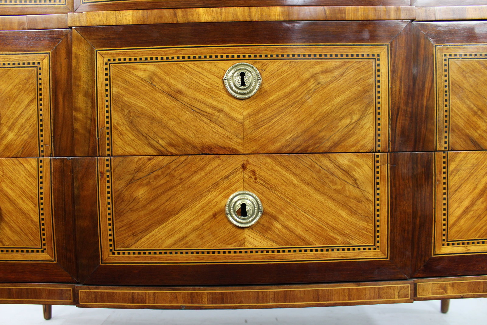 Louis XVI Marble-Topped Commode, French Oak & Satinwood, c. 1770 - 6