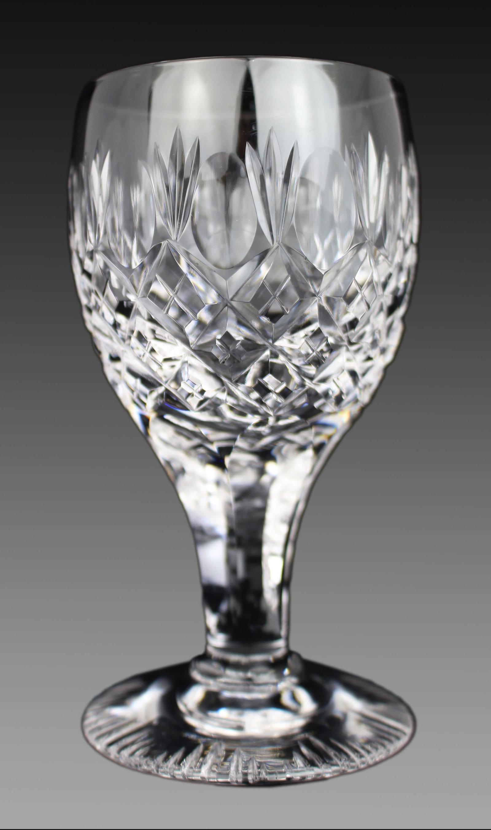 Set of 6 Vintage Fine Crystal Small Wine Glasses - 2