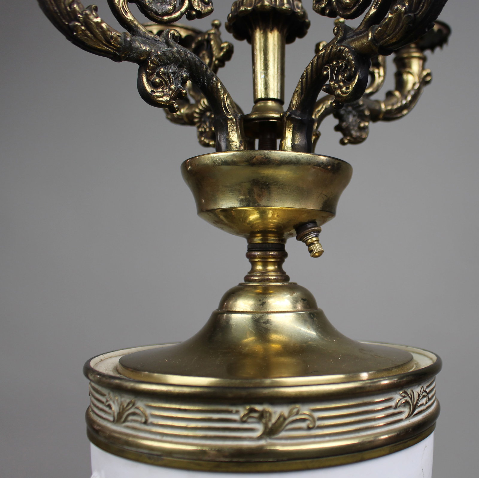 Late 19th Century Continental Bisque Porcelain & Ormolu Candelabrum - 13