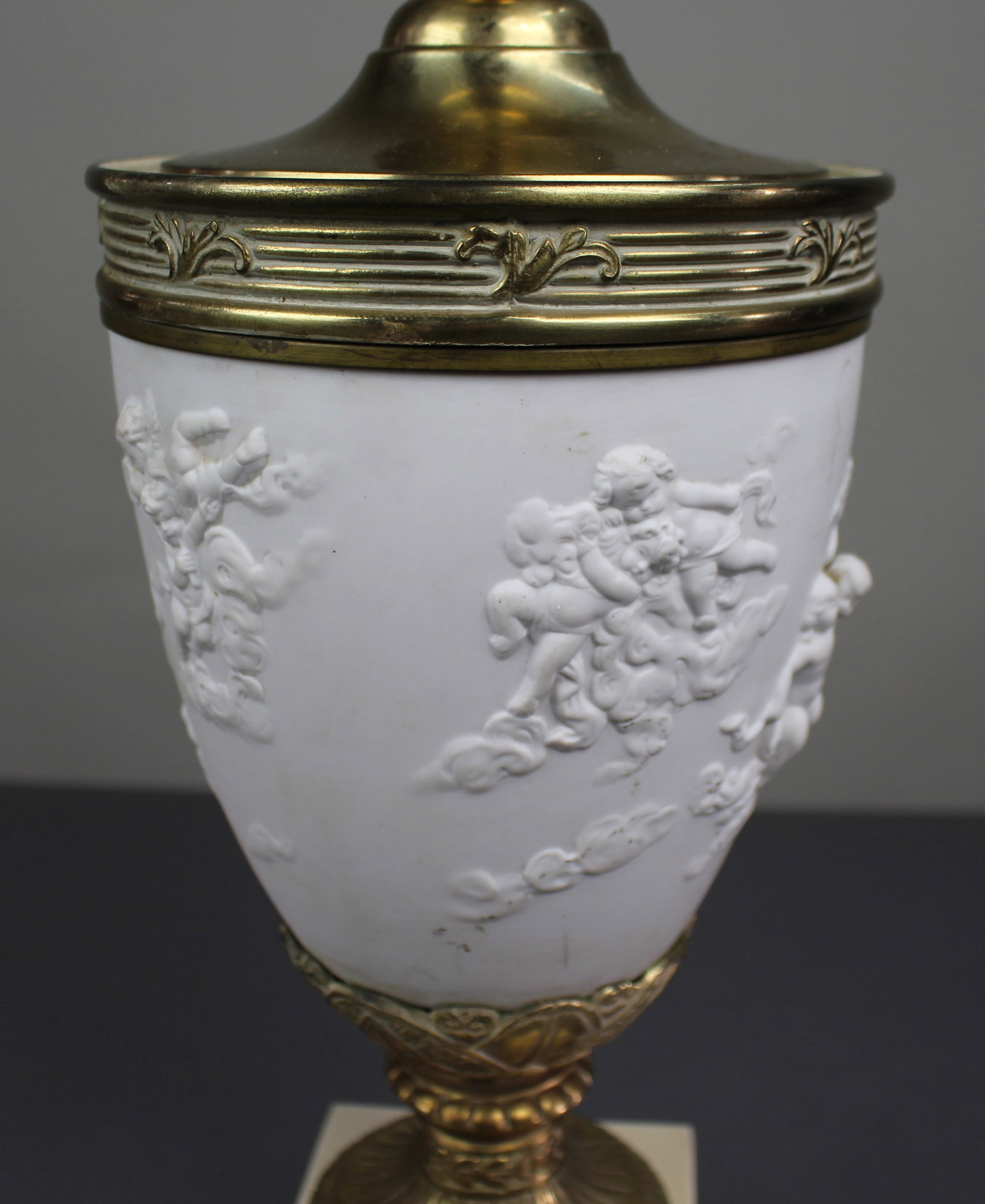Late 19th Century Continental Bisque Porcelain & Ormolu Candelabrum - 14