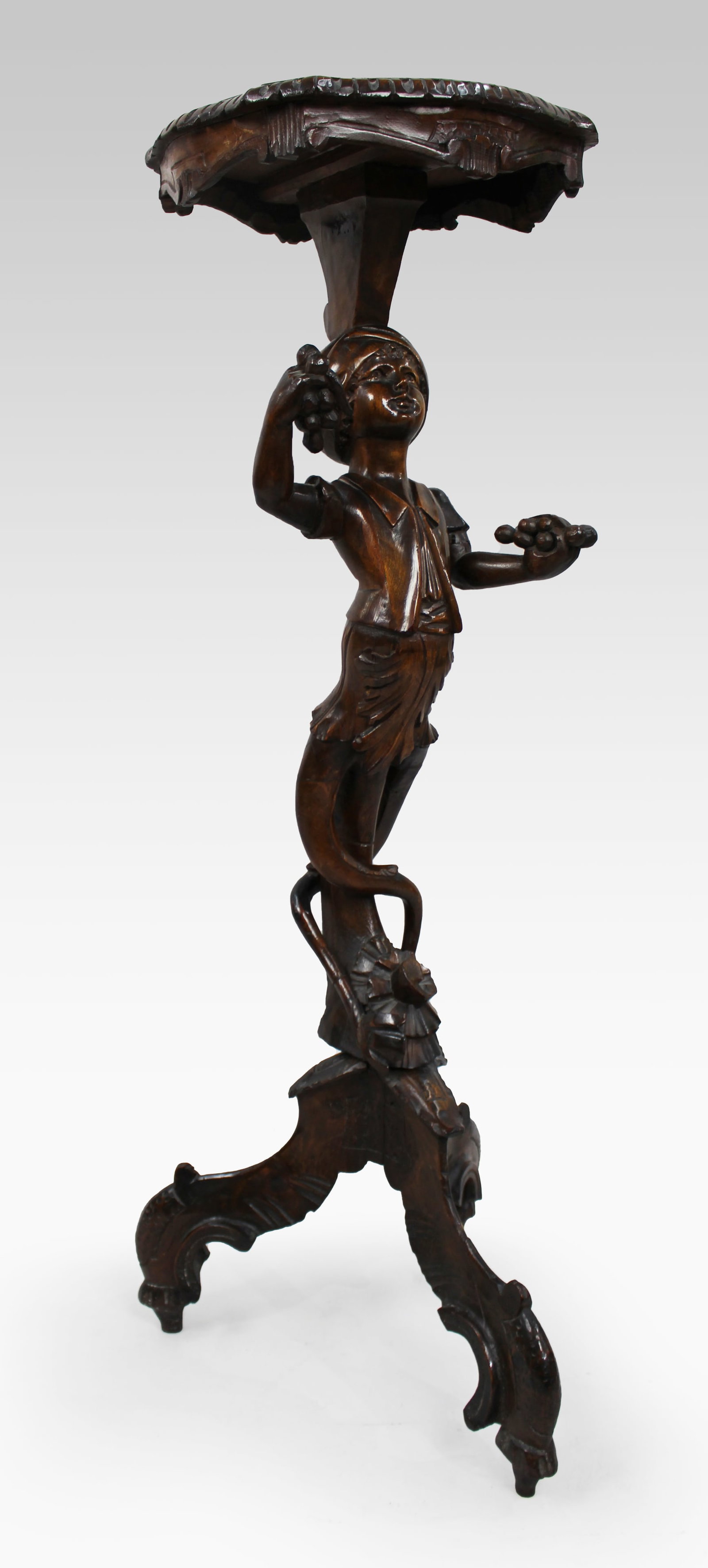 Carved 18th c. Style Figural Torchere c.1890 (1 of 8)