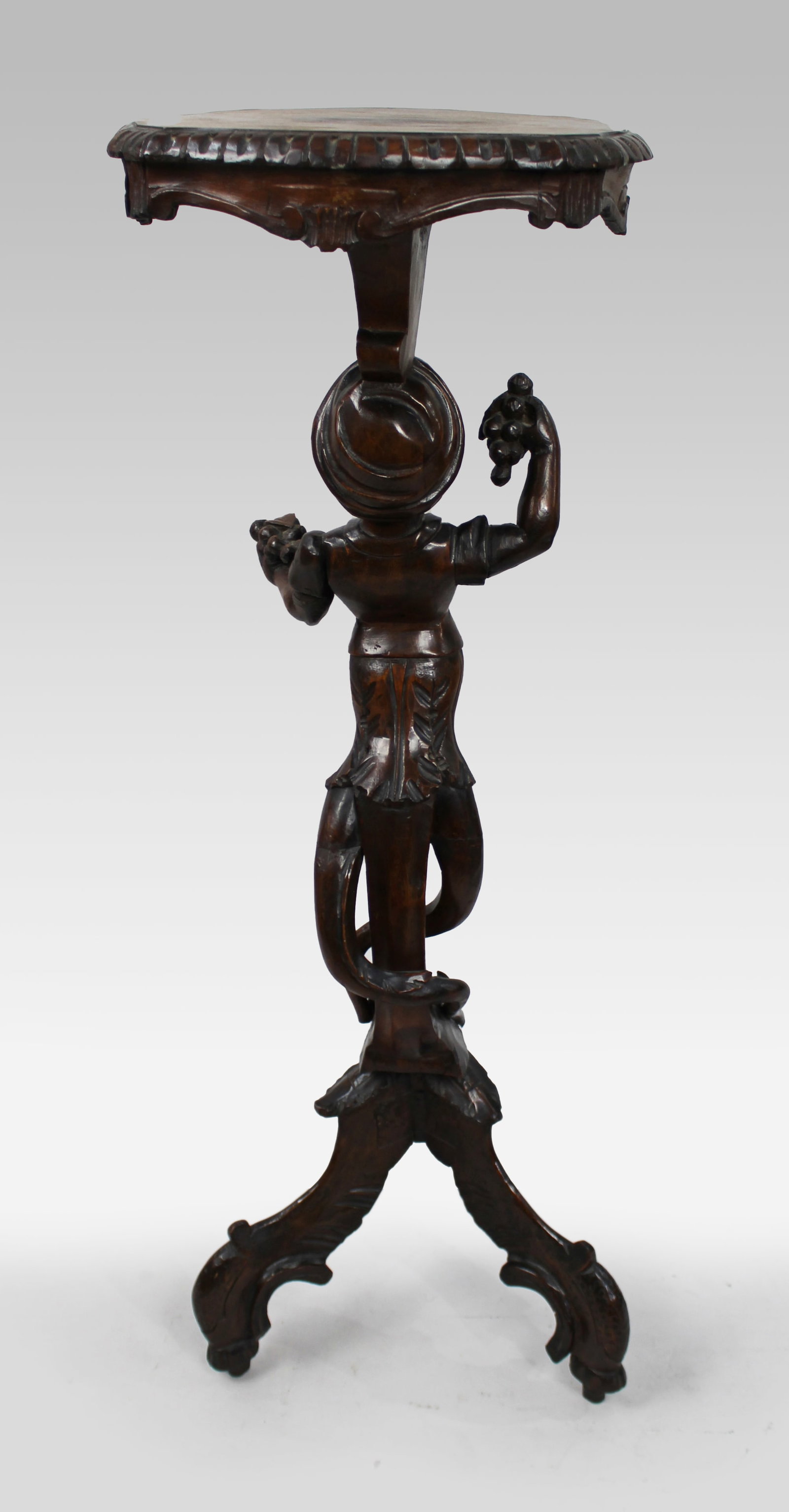 Carved 18th c. Style Figural Torchere c.1890 - 8