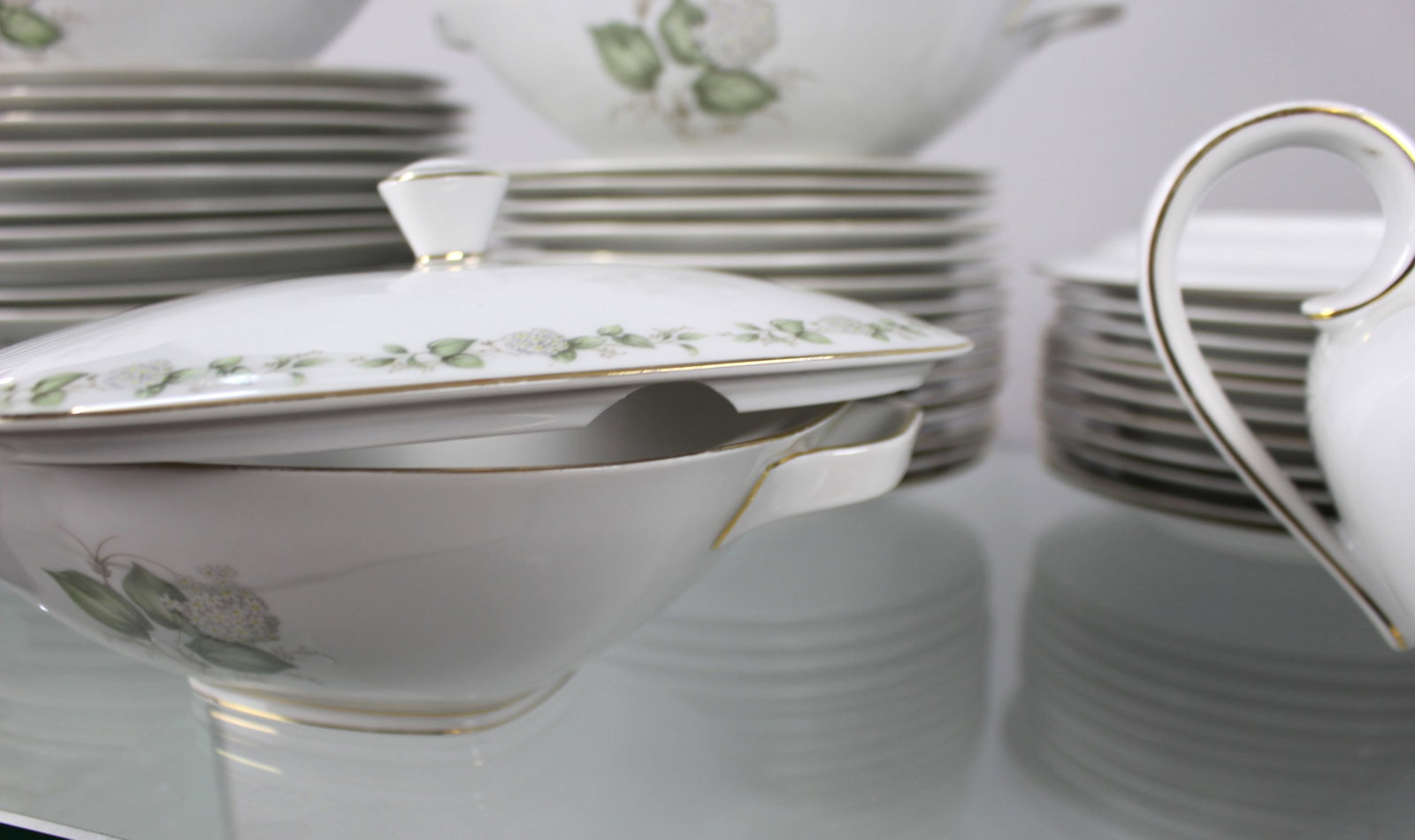 Extensive Franconia Krautheim “Summer Bloom“ Dinner Tea Service - 9