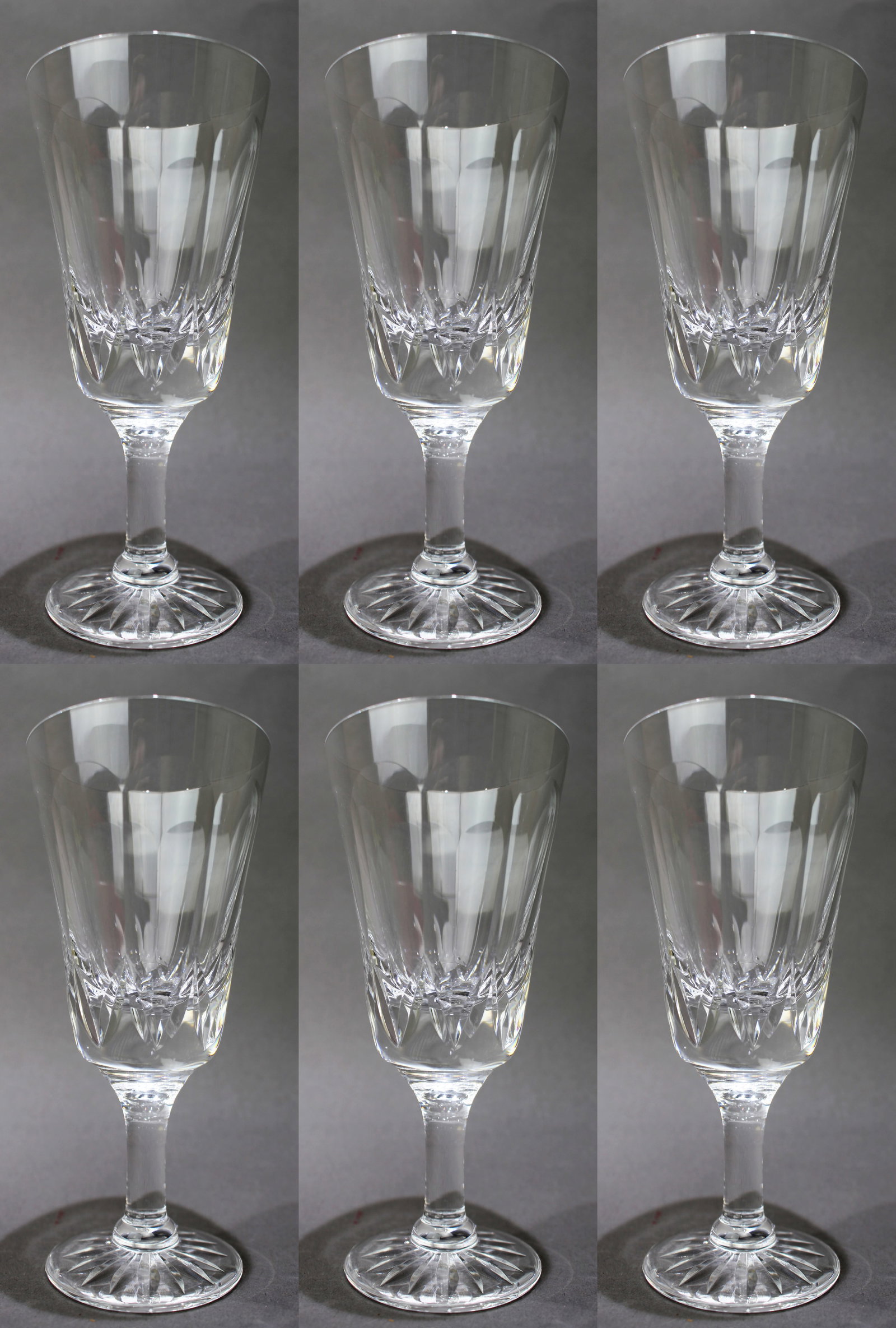 Set of 6 Tudor Crystal Glasses (1 of 2)