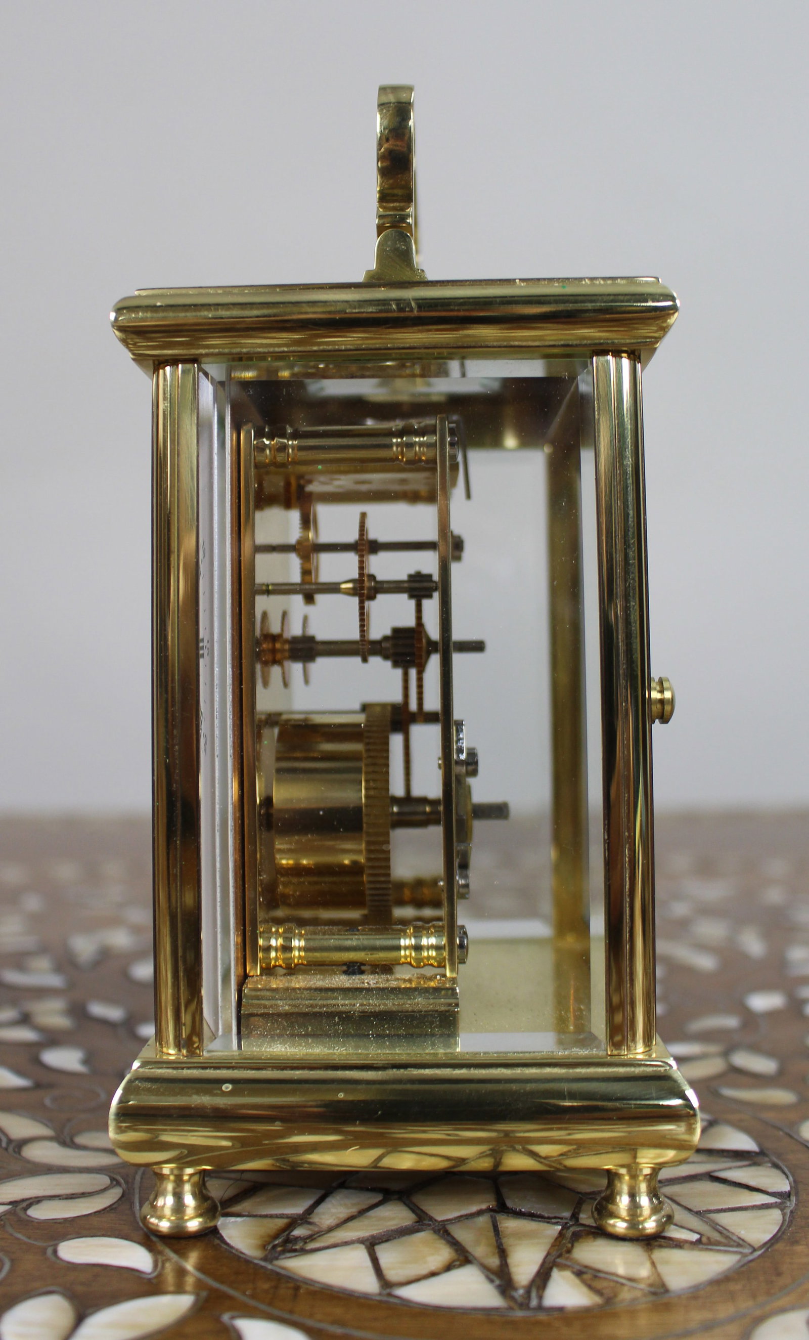 Woodford Brass Carriage Clock, Late 20th Century - 8