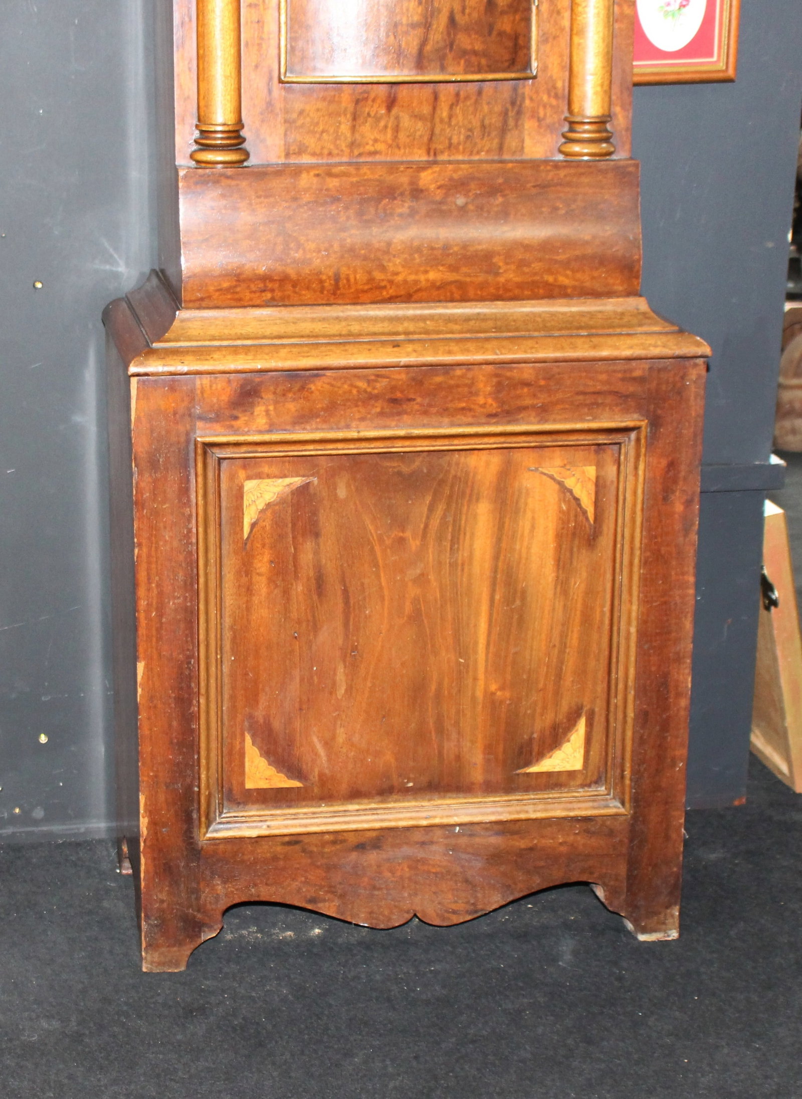 Scottish Mahogany Longcase Clock with Brass Arched Dial, c.1840 - 16