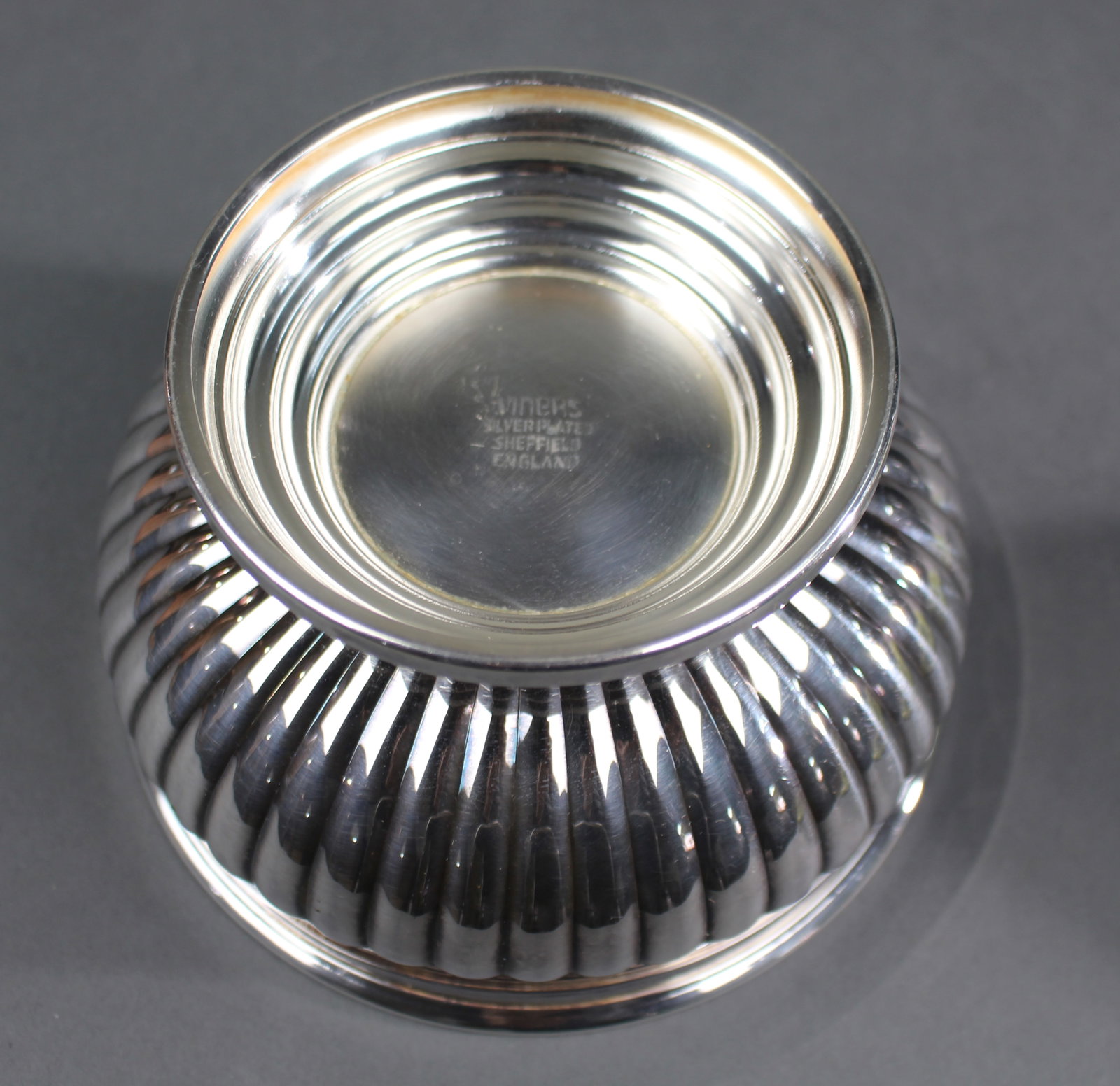 Vintage Viners Silver Plated Bowl - 3