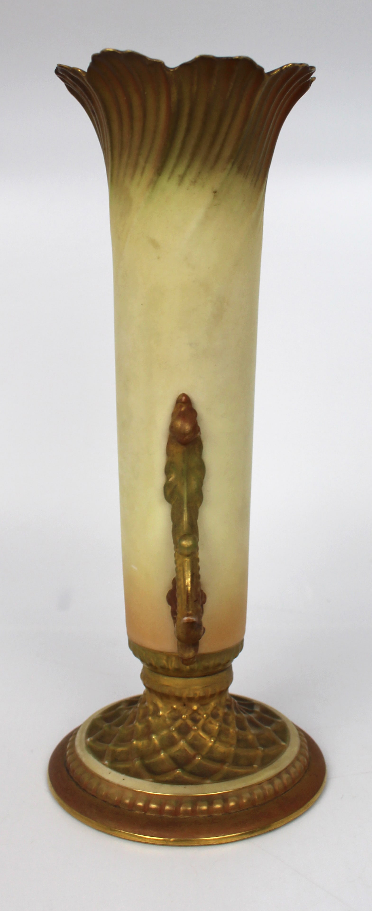 Early 20th c. Royal Worcester Blush Vase - 5