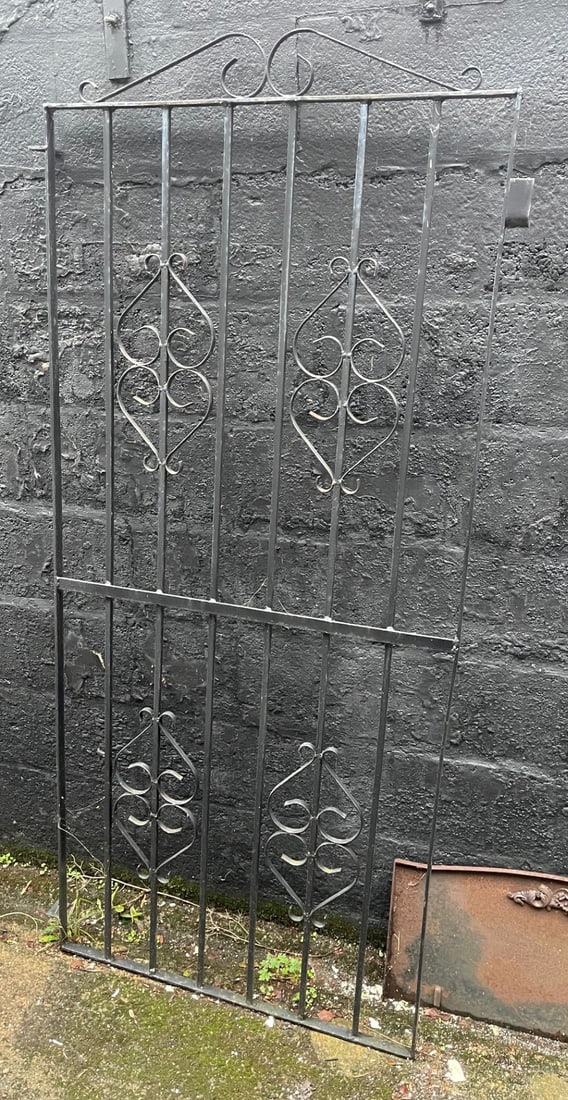 Vintage Wrought Iron Architectural Garden Gate (1 of 8)