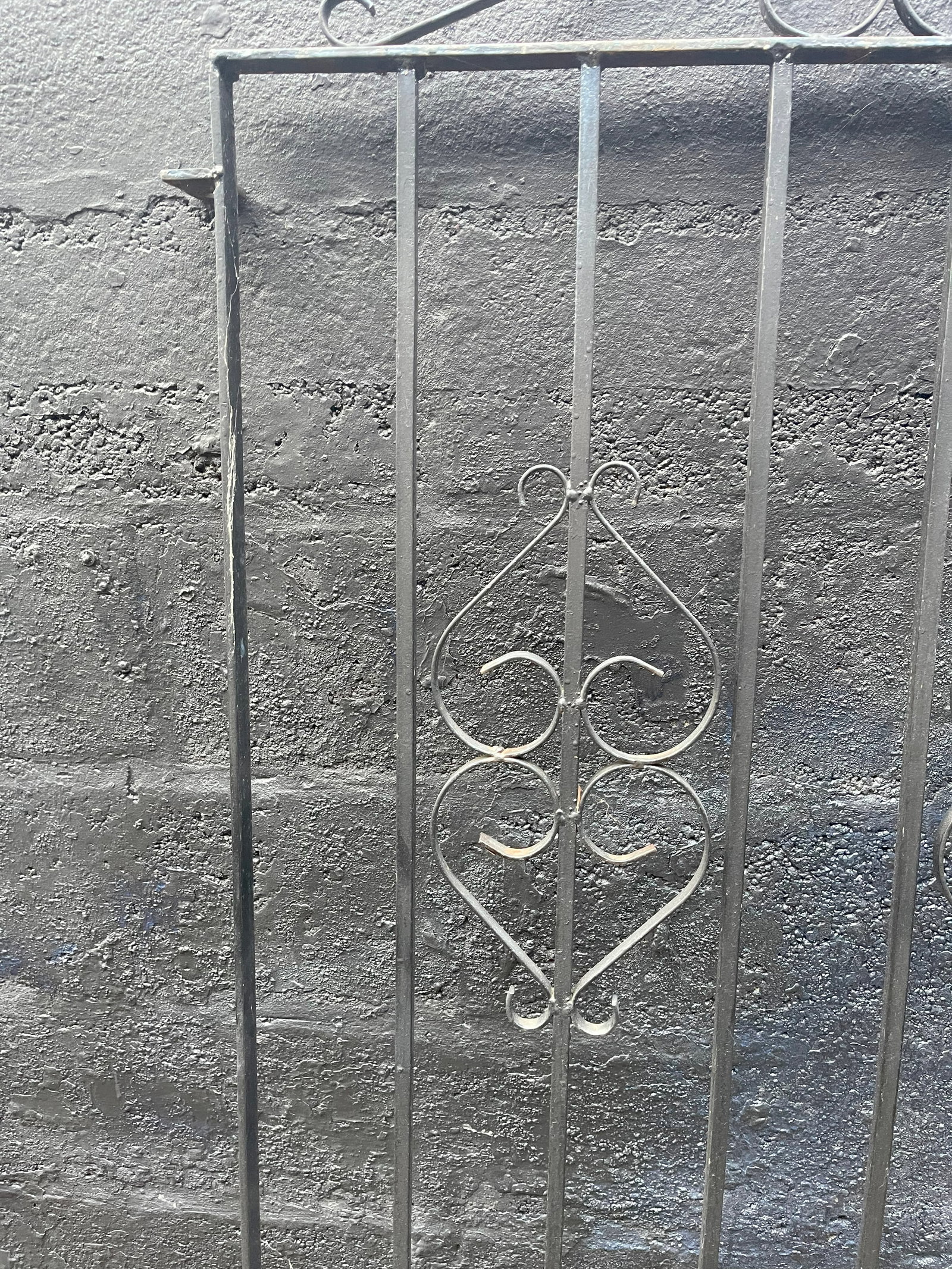 Vintage Wrought Iron Architectural Garden Gate - 3