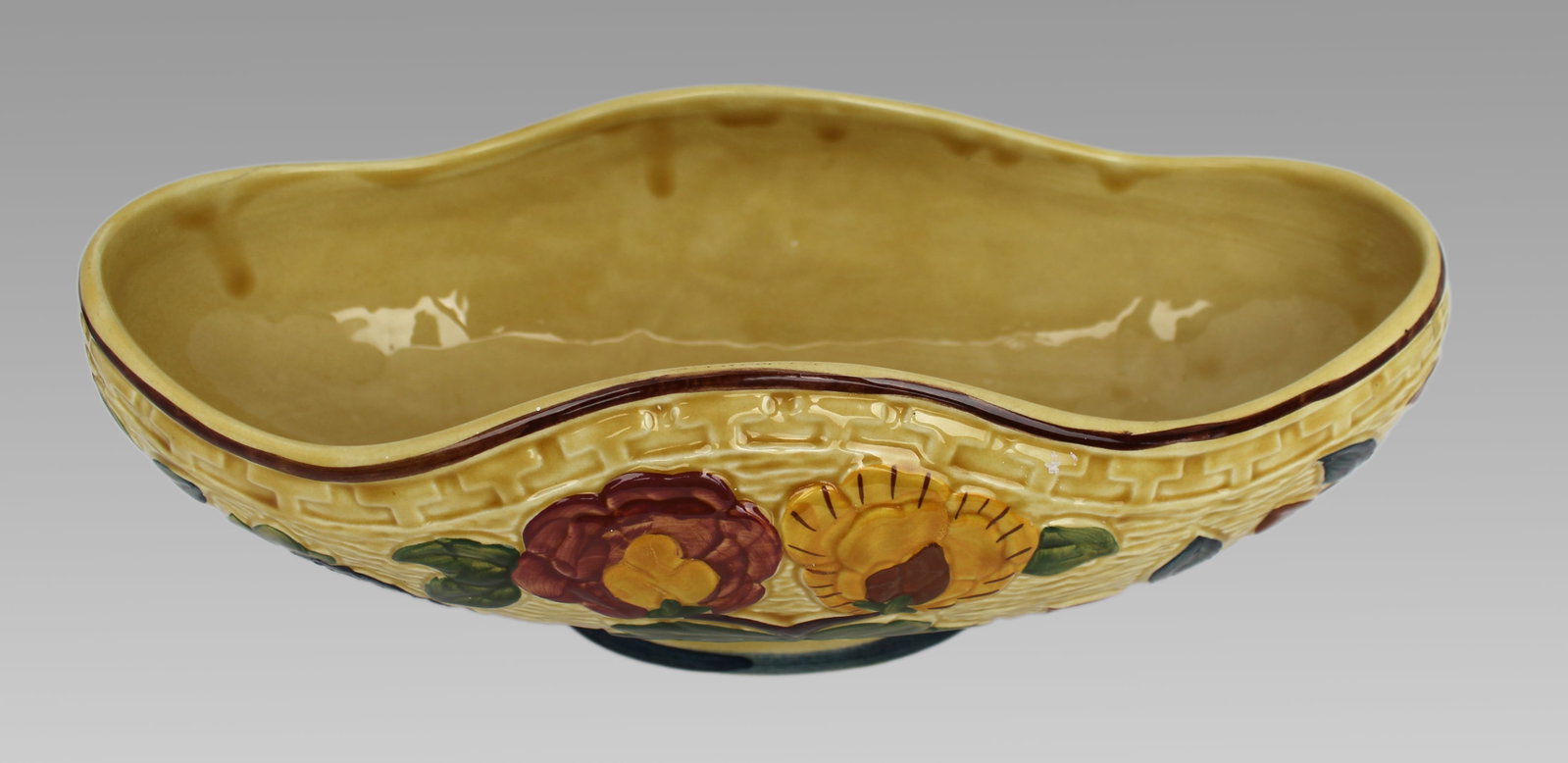 H.J.Wood Indian Tree Boat Shaped Bowl - 4