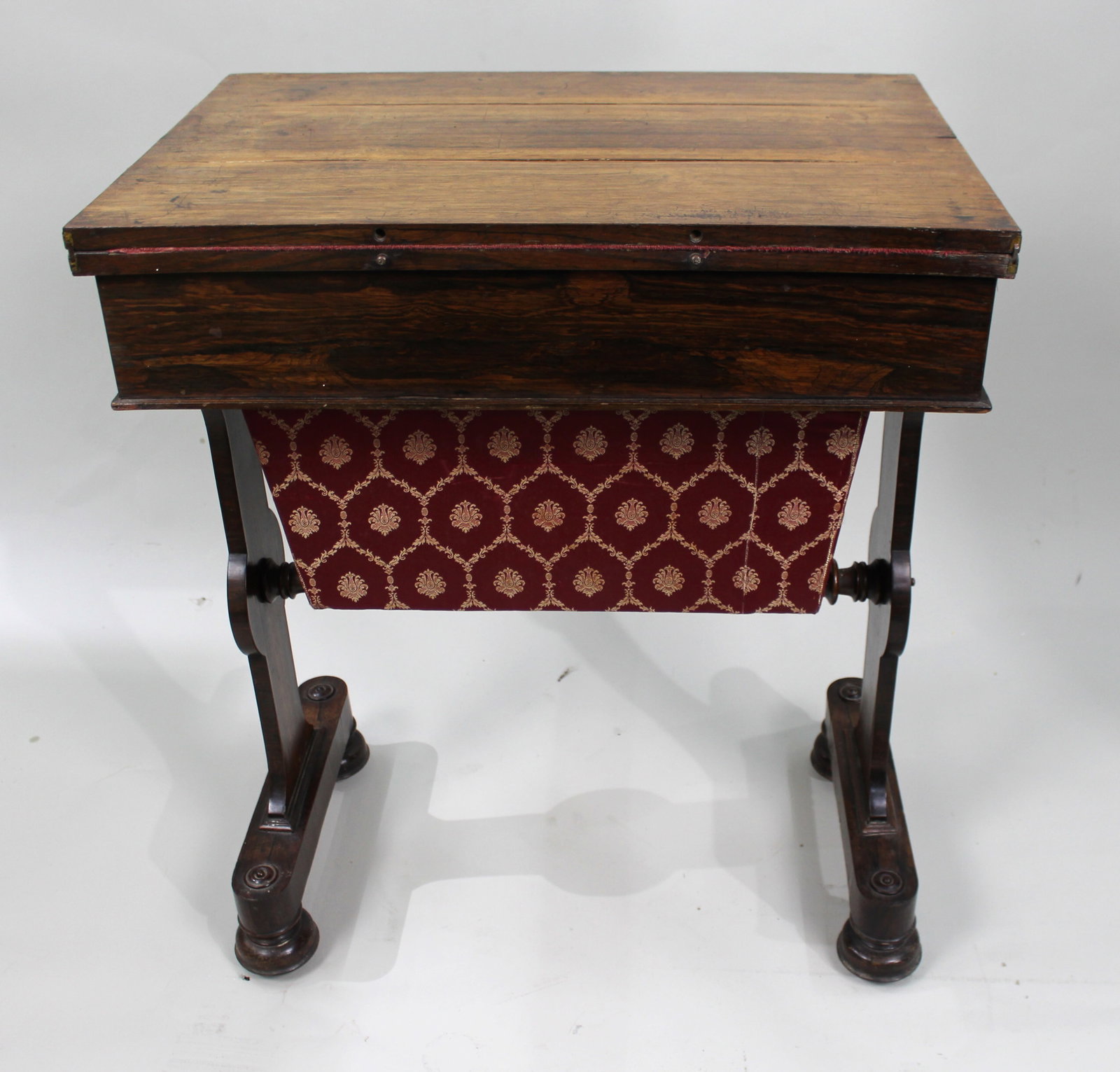 William IV Rosewood Card & Works Table - 2