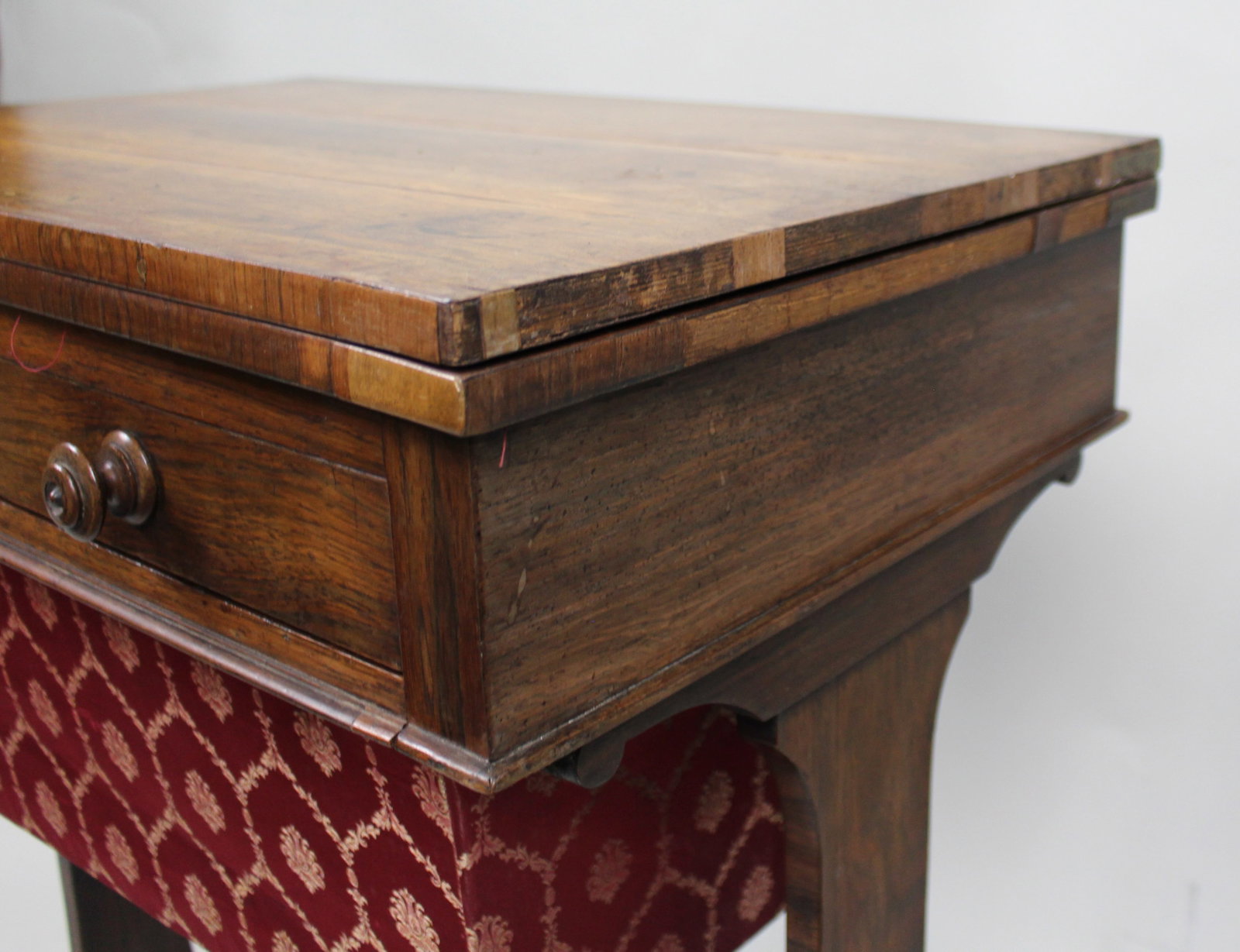 William IV Rosewood Card & Works Table - 6