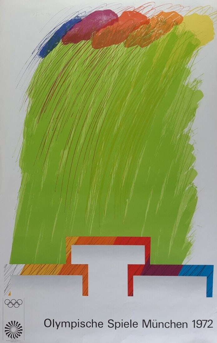 Richard Smith (1931-2016) Original Olympische Spiele München, Advertisement Poster, Germany, 19: Title: Richard Smith (1931-2016) Original Olympische Spiele München, Advertisement Poster, Germany, 1972 Description: Richard Smith (1931-2016) Original Olympische Spiele München advertis