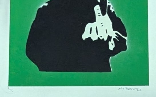 Banksy Not Banksy (Born 1974) 'Rude Copper' 2/5 Editioned, Screen Print, COA, Signed, 2018 - 4