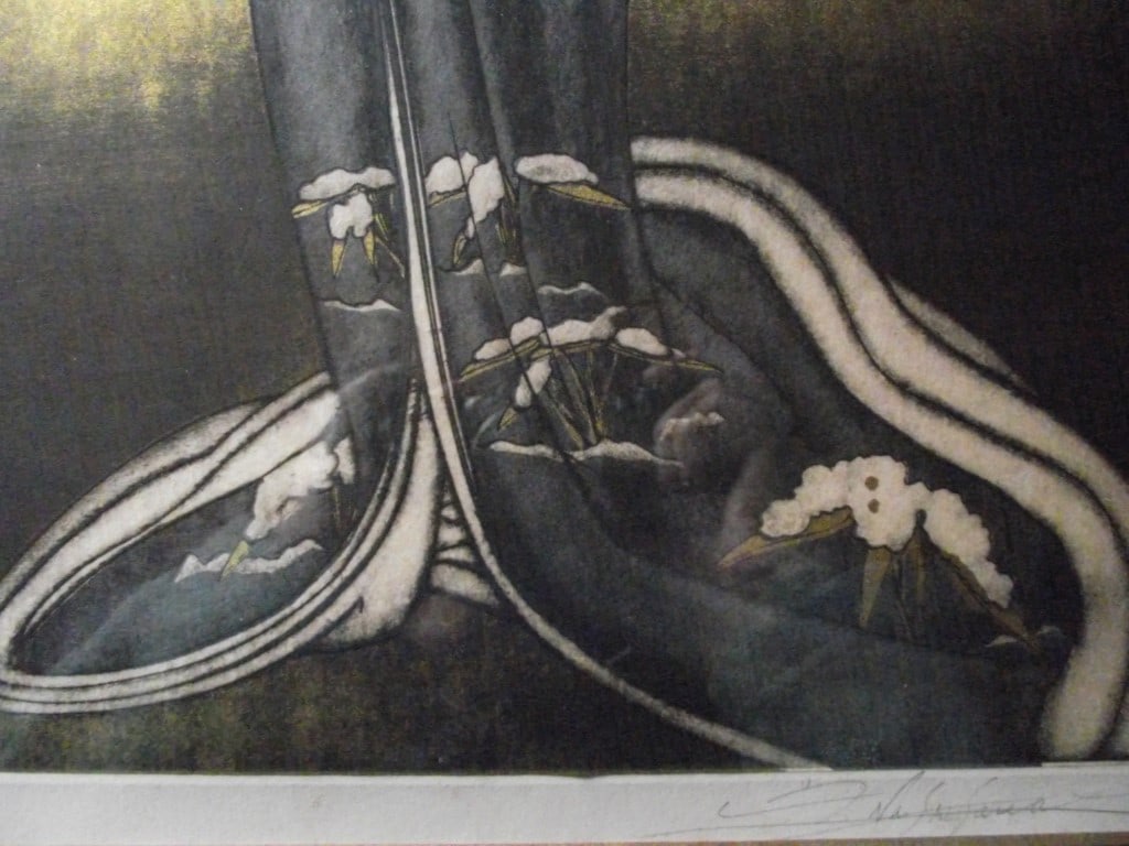 Shizuo Nishizawa (1912-1997) - Limited Edition No.1/30 Etching/Silkscreen "Tamate Gozen" - 9