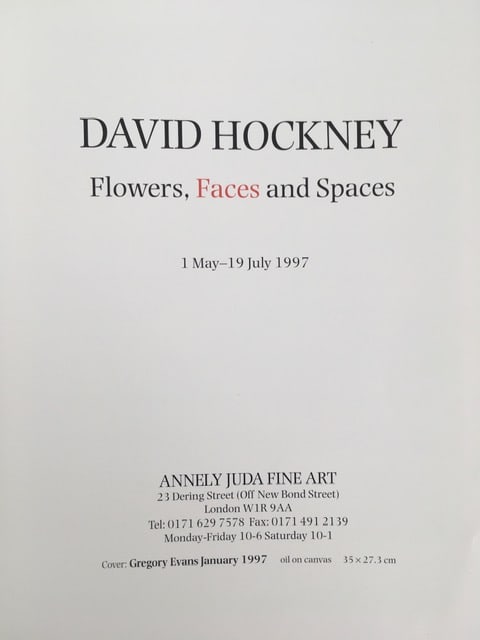 David Hockney (b 1937-2026) ‘Flowers, Faces and Spaces’ Two volume in Slipcase, Out of P - 14