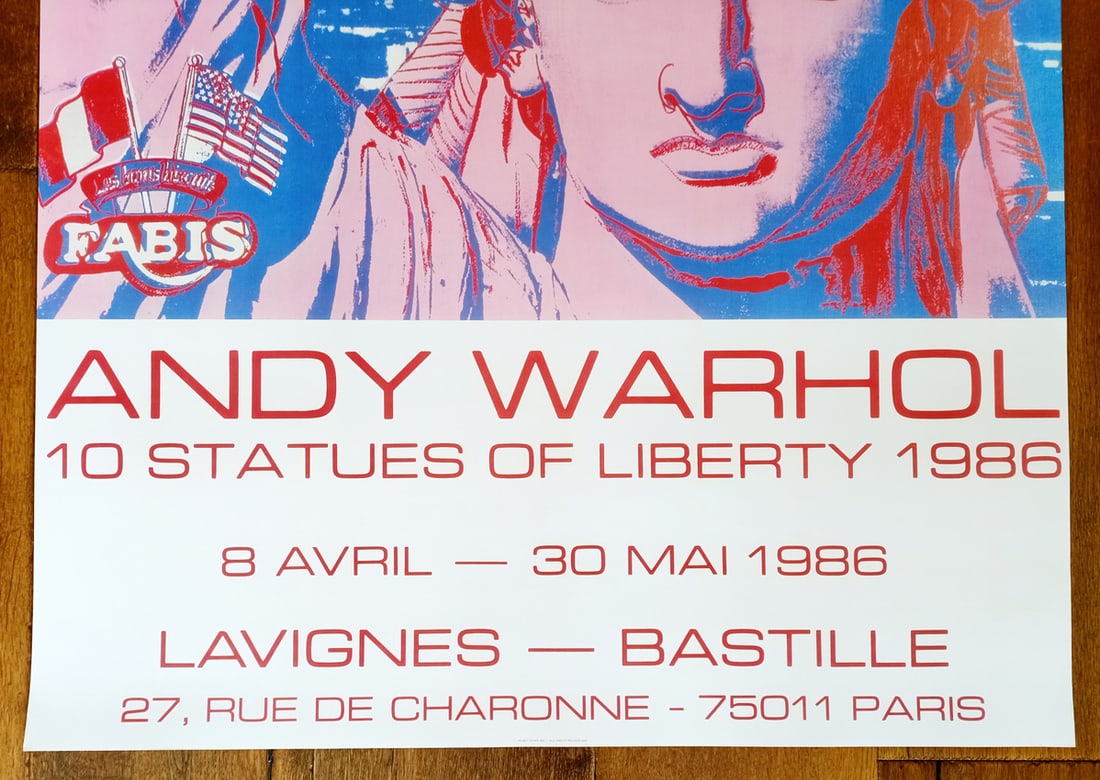 Andy Warhol Poster 10 Statues of Liberty 1986 (#0454) - 3