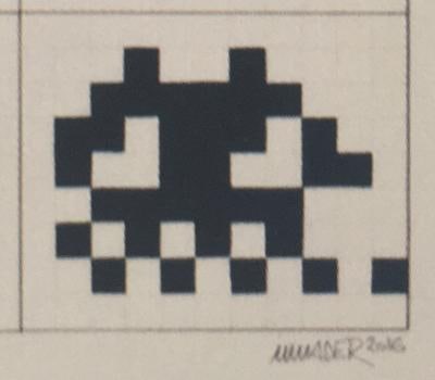 Invader (France b. 1969-) "Hello My Game Is" 2017 Invasion Musee En Herbe In Paris, 15 Invader Ca... - 13