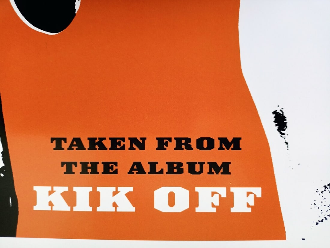 Banksy 'Blak Twang 2002' Rare Unused Promotional Poster. (#0318 - 5