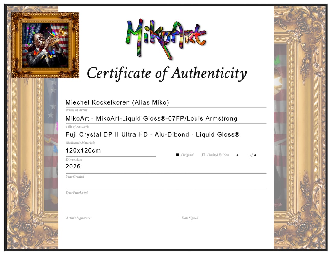MikoArt - Epoxy Liquid Gloss - 07FP/Louis Armstrong - 3